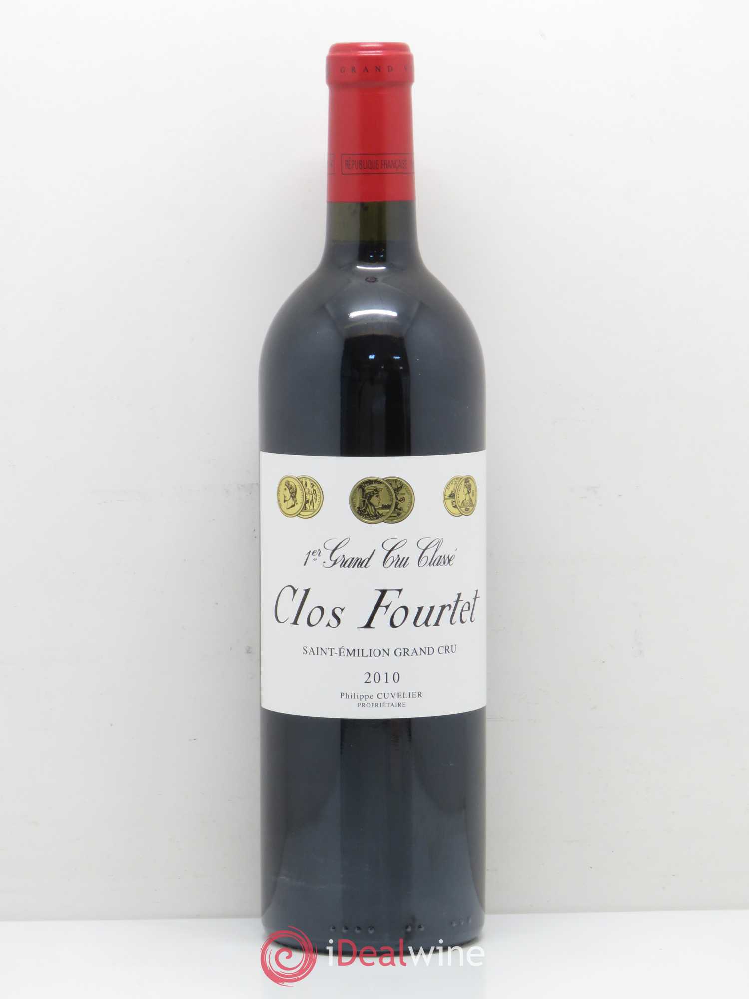 Clos Fourtet 1er Grand Cru Classé B (sans prix de réserve) 2010 - Lot de 1 bouteille - 0