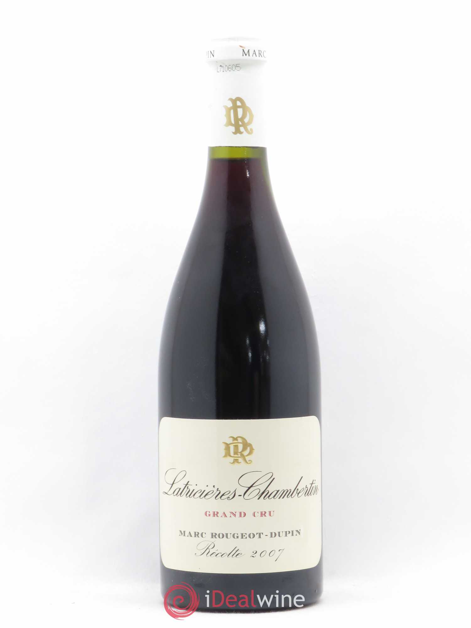 Latricières-Chambertin Grand Cru Marc Rougeot-Dupin 2007 - Lot de 1 bouteille - 0