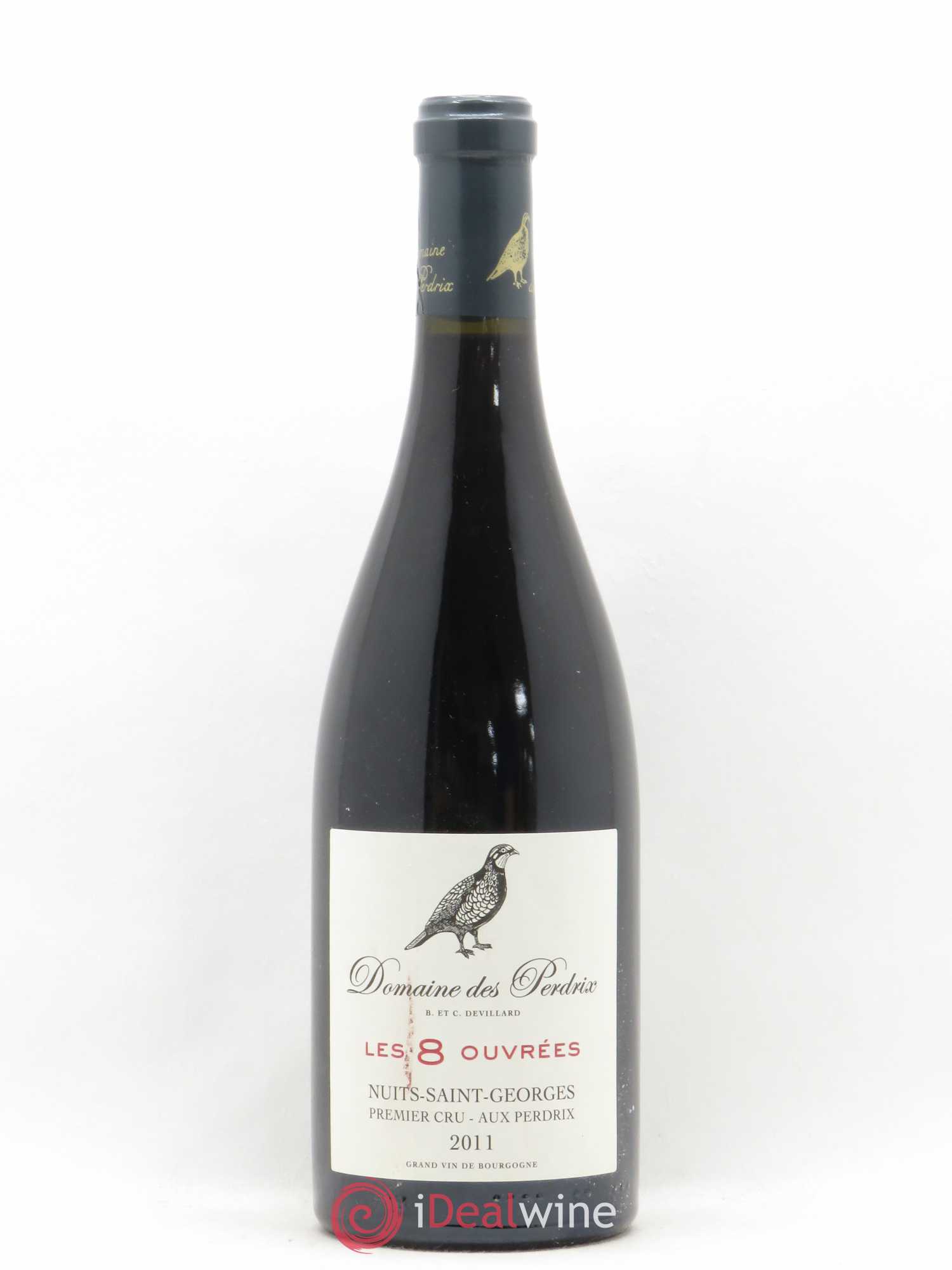Nuits-Saint-Georges 1er Cru Aux Perdrix Les 8 Ouvrées Perdrix (Domaine des) 2011 - Lot de 1 bouteille - 0
