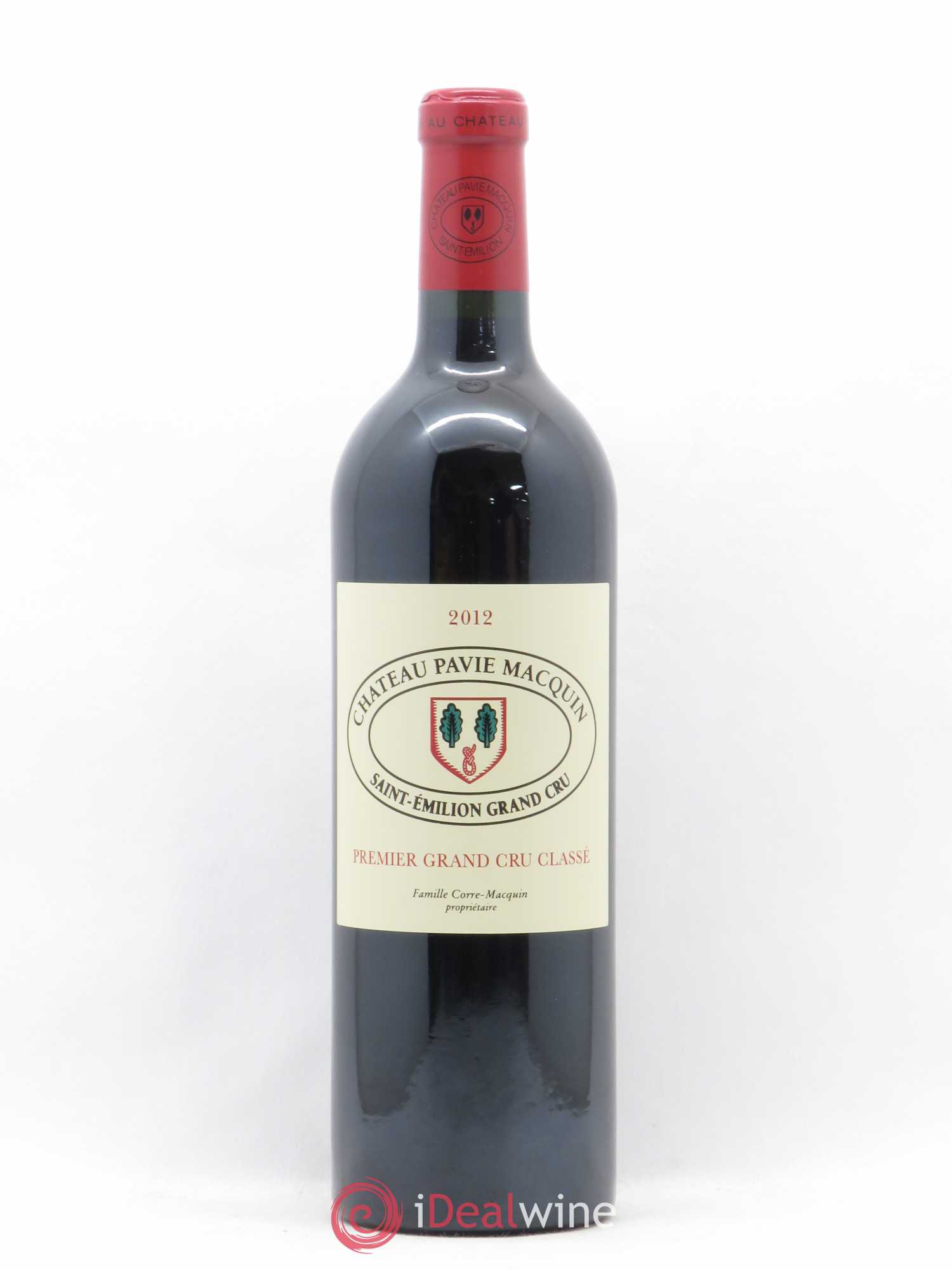 Château Pavie Macquin 1er Grand Cru Classé B 2012 - Lot de 1 bouteille - 0