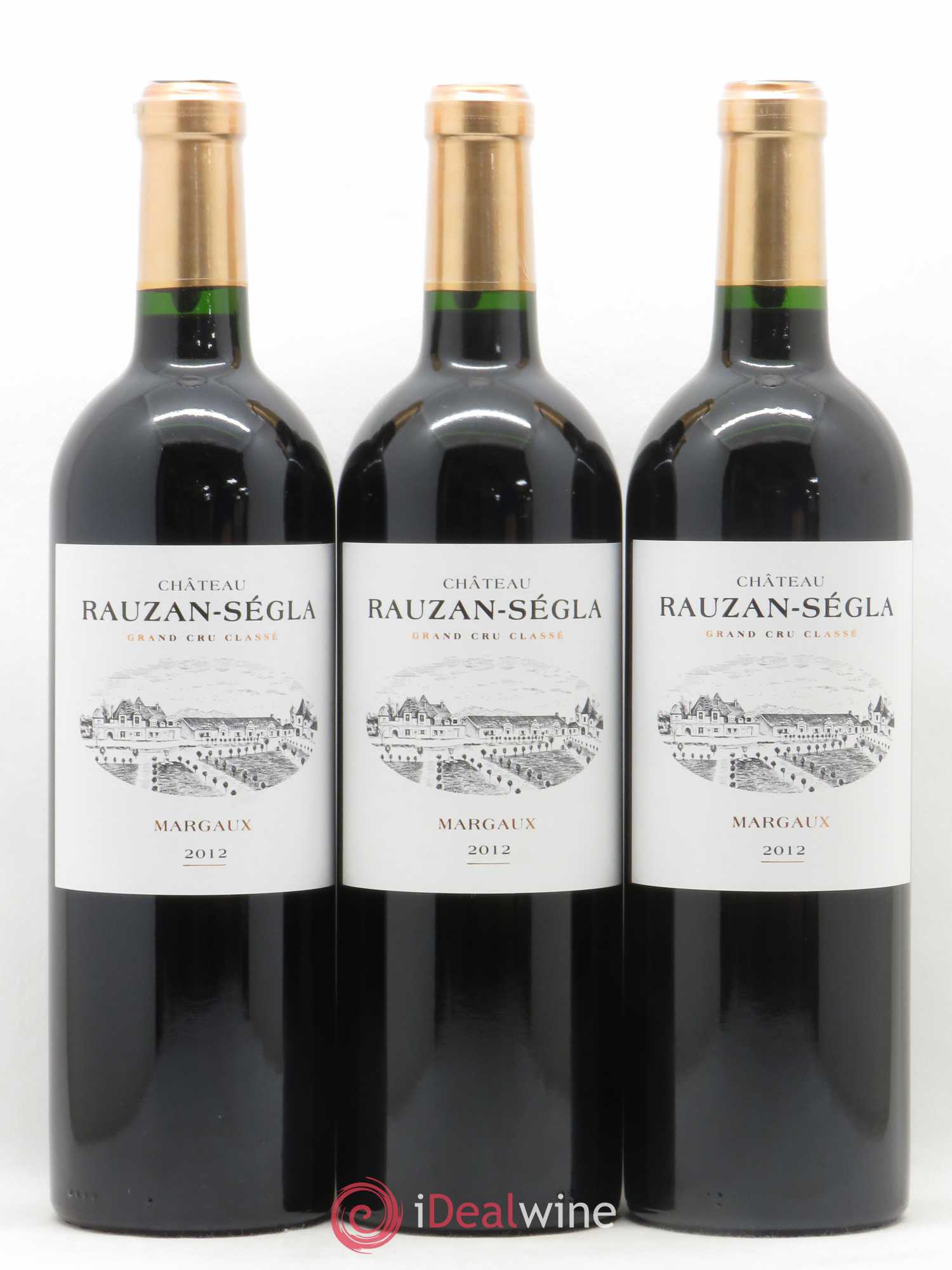 Château Rauzan Ségla Grand Cru Classé 2012 - Lot de 3 bouteilles - 0