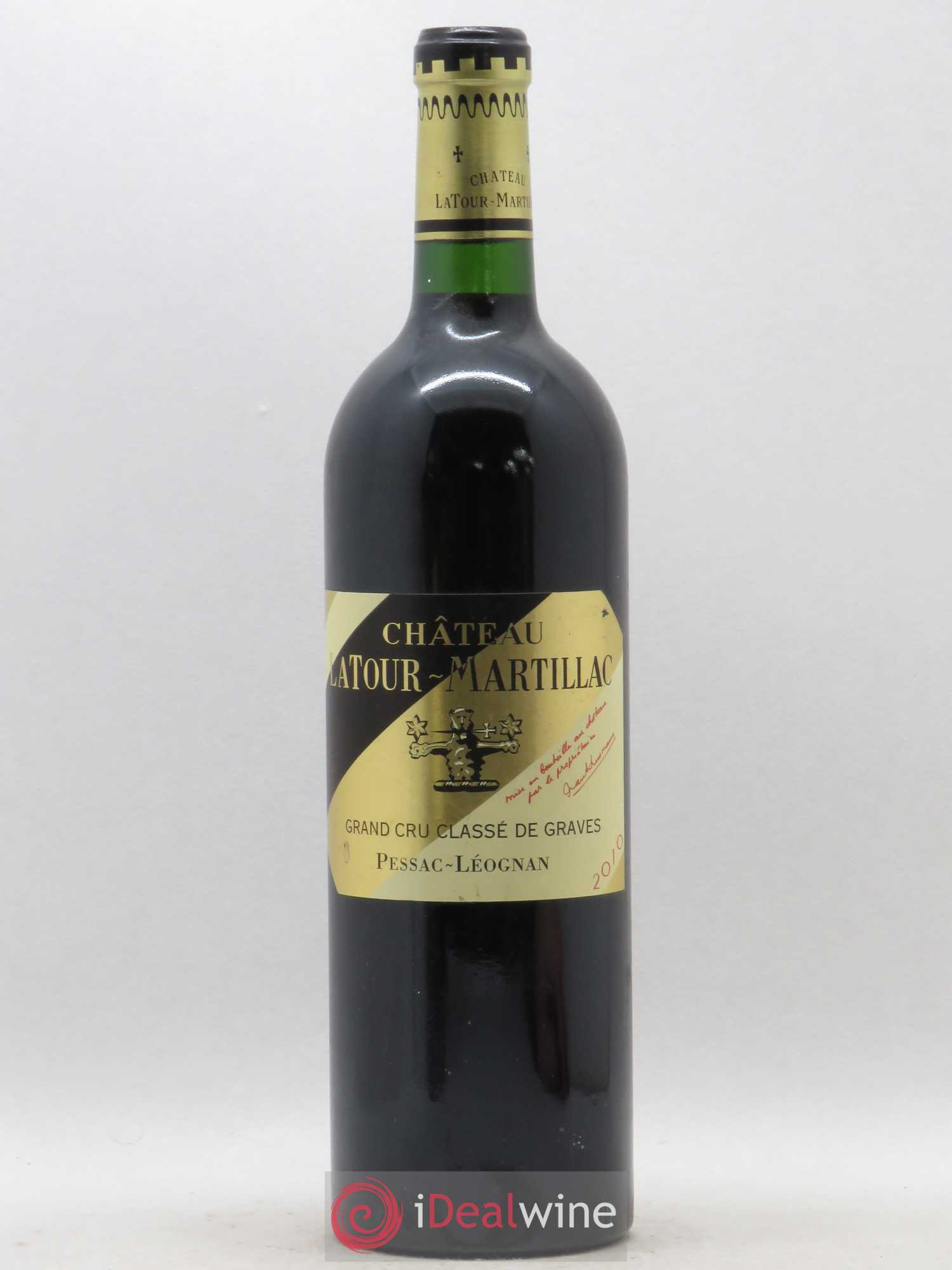 Château Latour-Martillac Cru Classé de Graves 2010 - Lot de 1 bouteille - 0