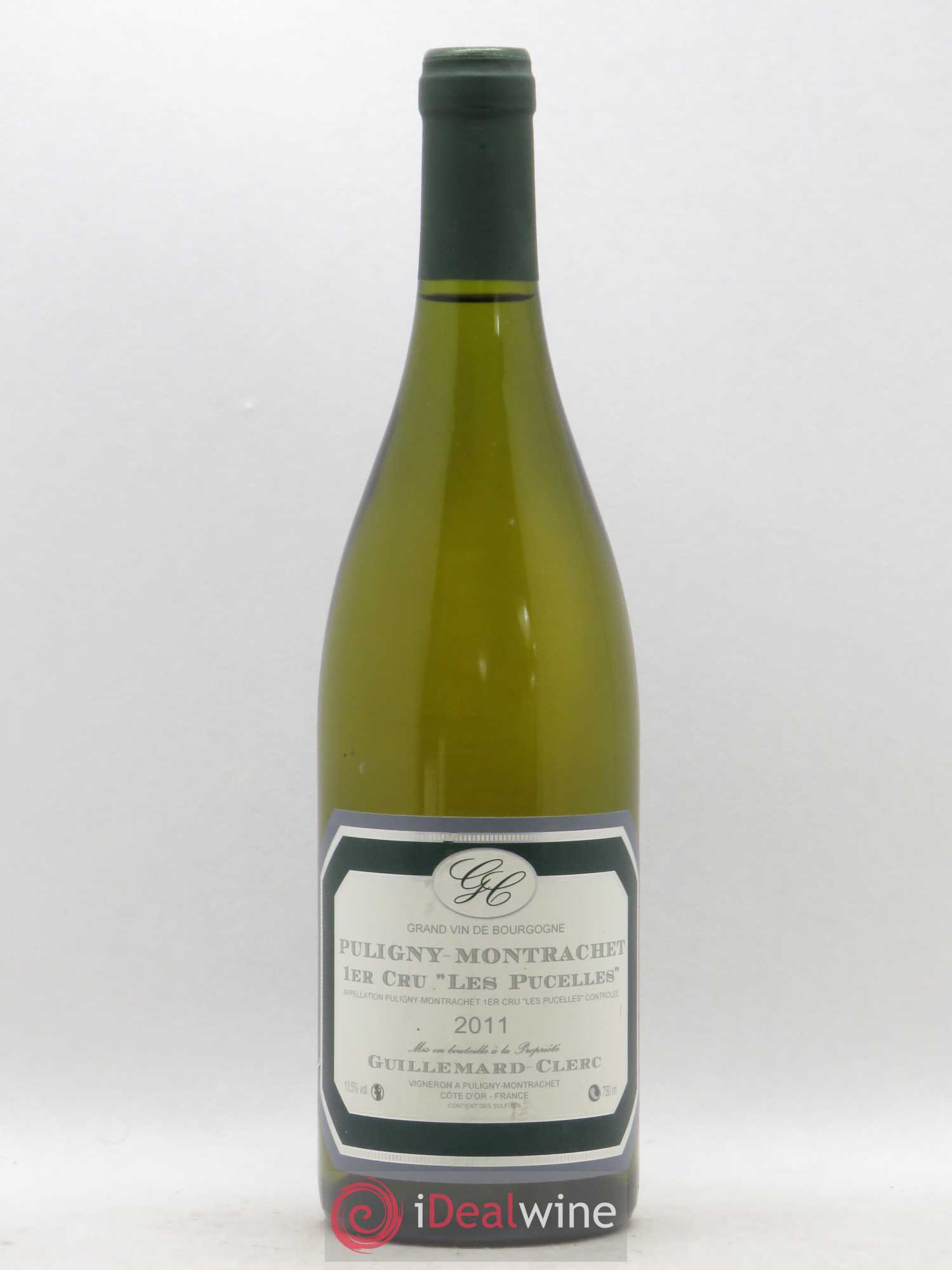 Puligny-Montrachet 1er Cru Les Pucelles Domaine Guillemard-Clerc 2011 - Posten von 1 Flasche - 0