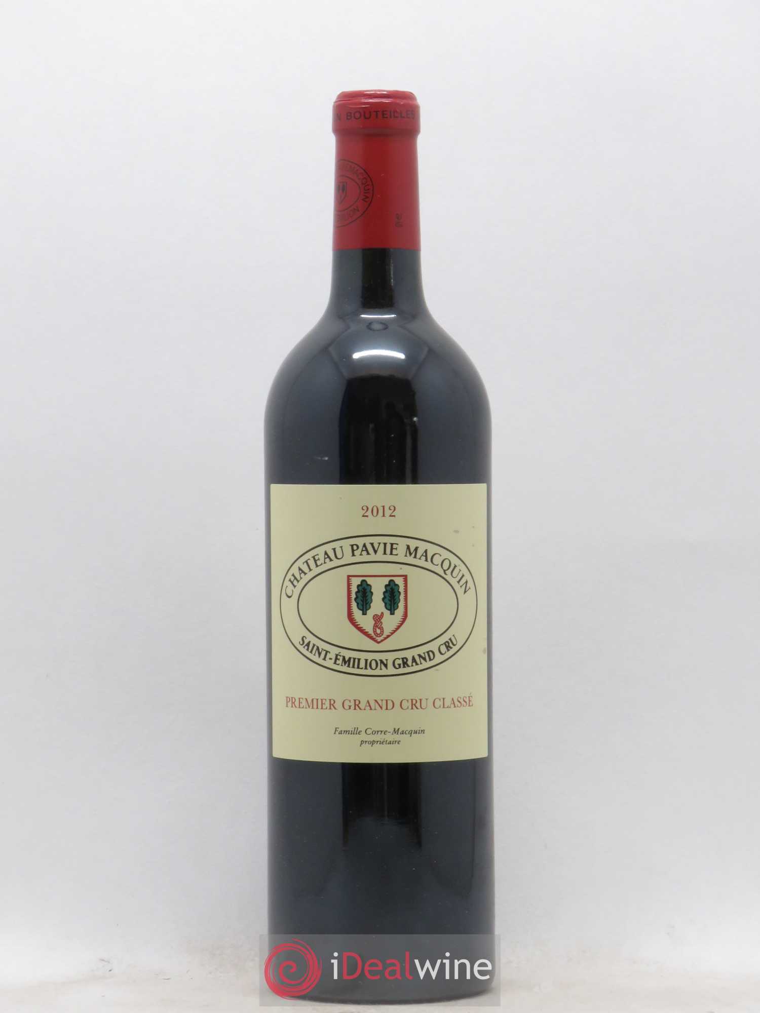Château Pavie Macquin 1er Grand Cru Classé B 2012 - Lot de 1 bouteille - 0