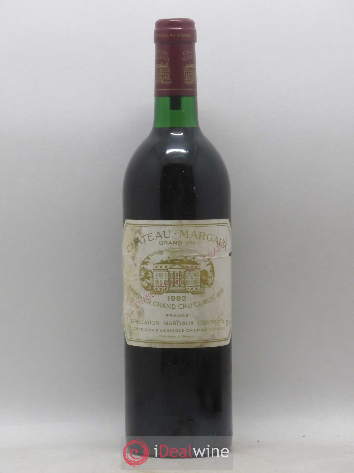 Château Margaux 1er Grand Cru Classé 1982 - Lot de 1 bouteille - 0