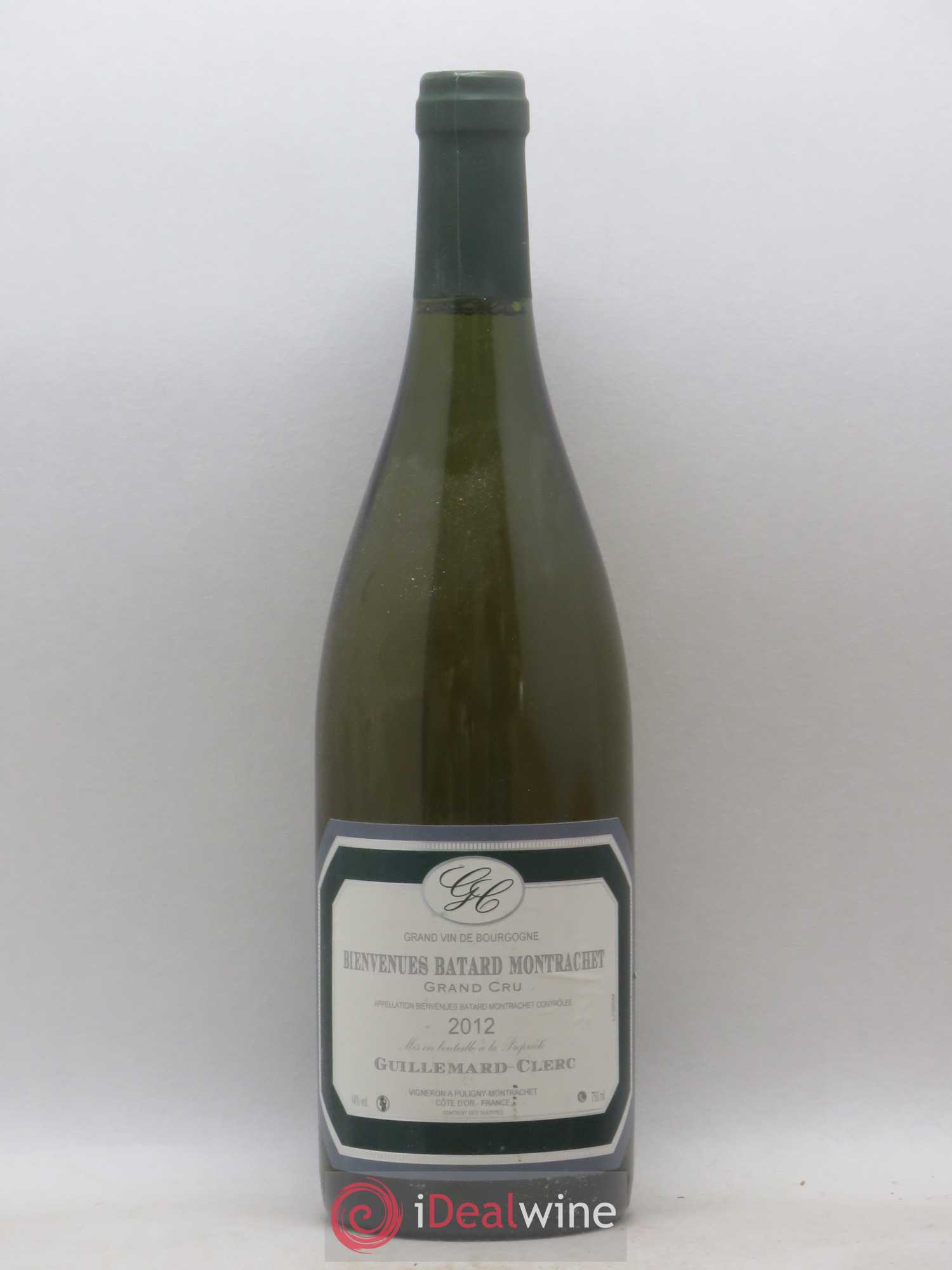 Bienvenues-Bâtard-Montrachet Grand Cru Domaine Guillemard Clerc 2012 - Lot de 1 bouteille - 0