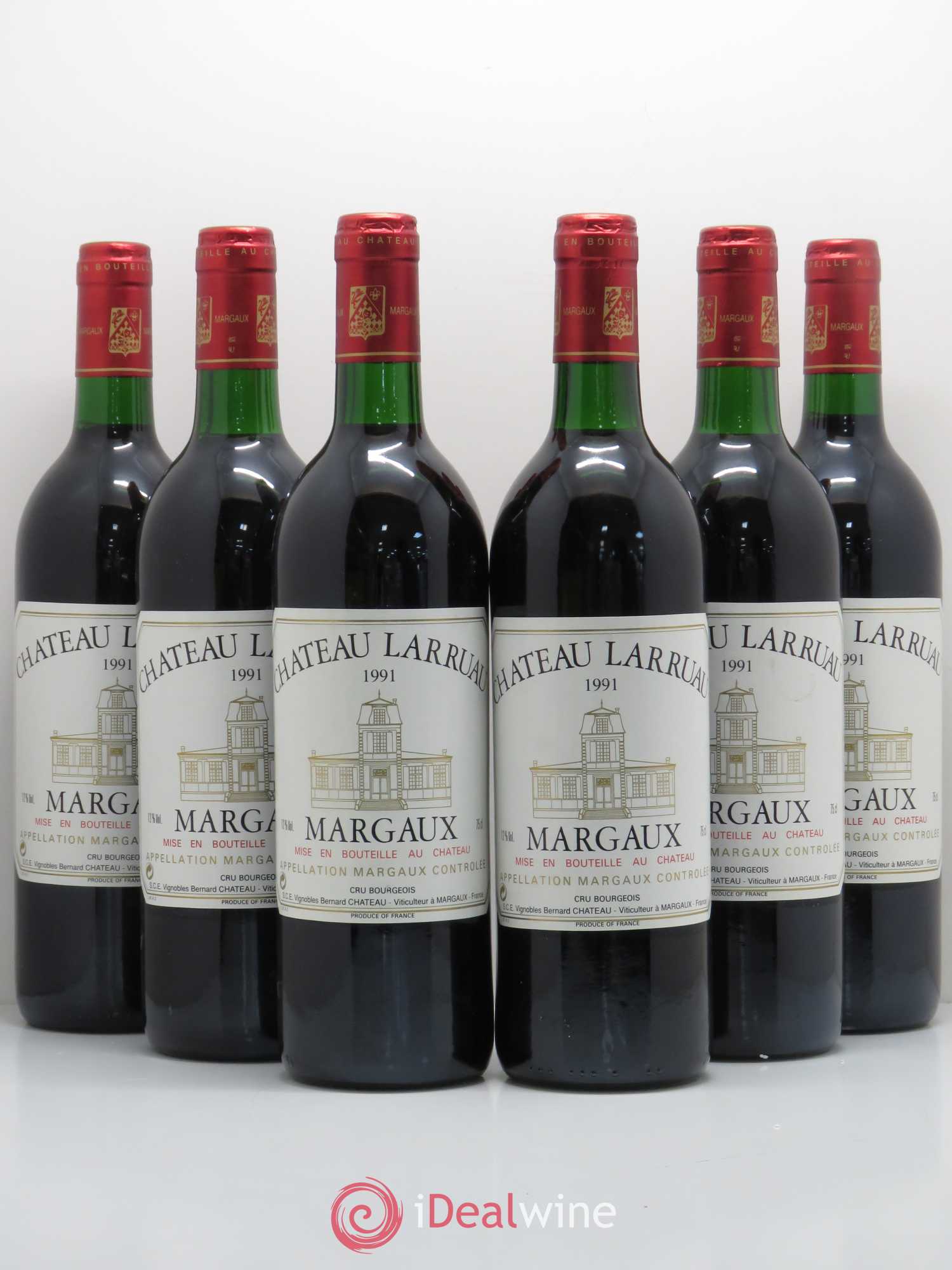 Château Larruau (sans prix de réserve) 1991 - Lot de 6 bouteilles - 0