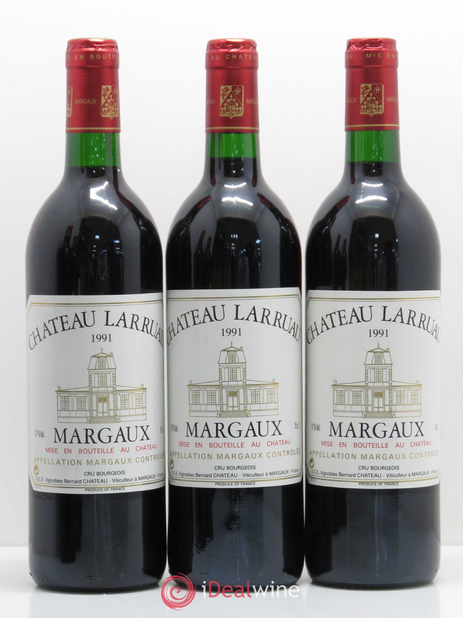 Château Larruau 1991 - Lot de 5 bouteilles - 1
