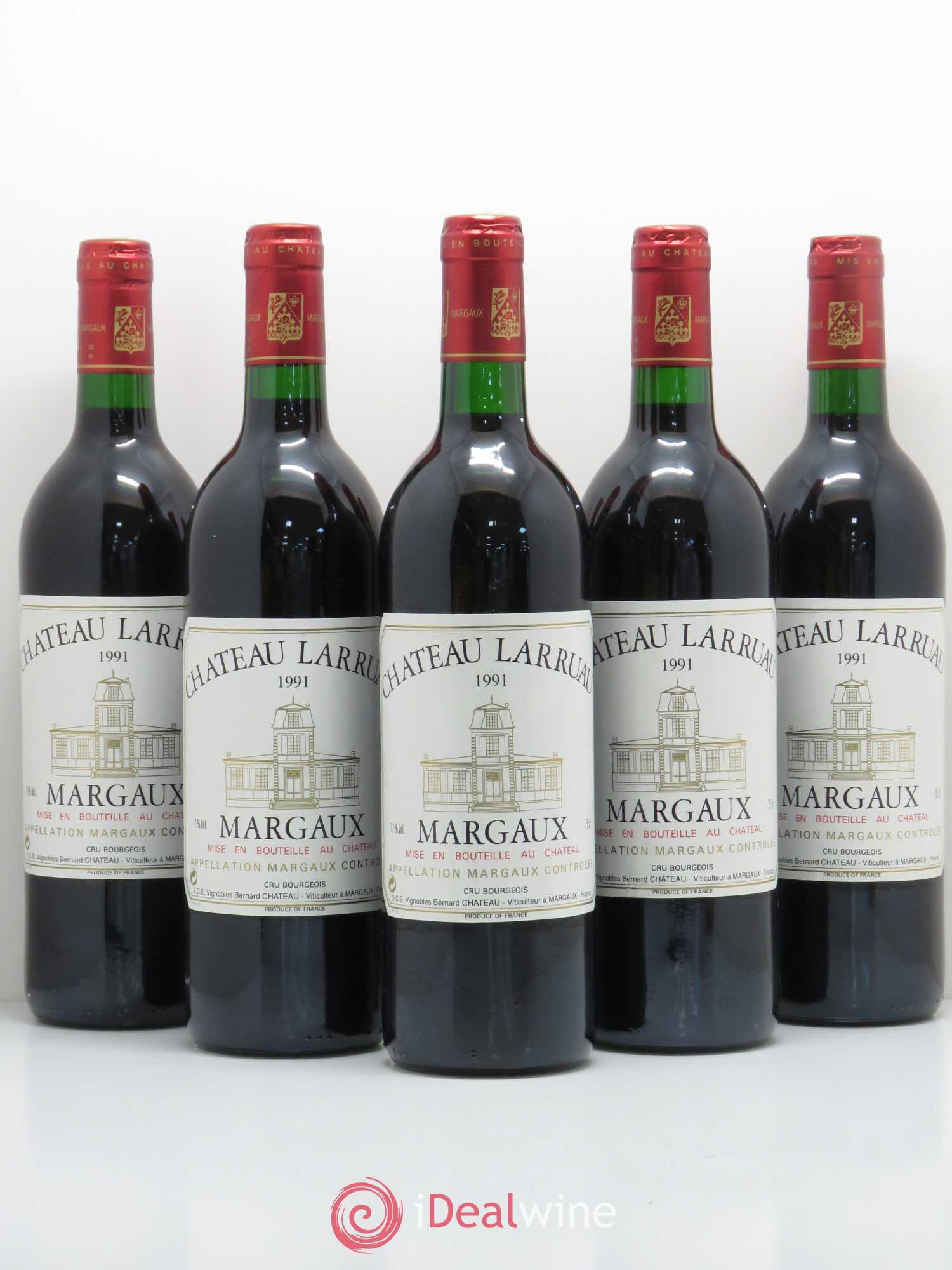 Château Larruau 1991 - Lot de 5 bouteilles - 0
