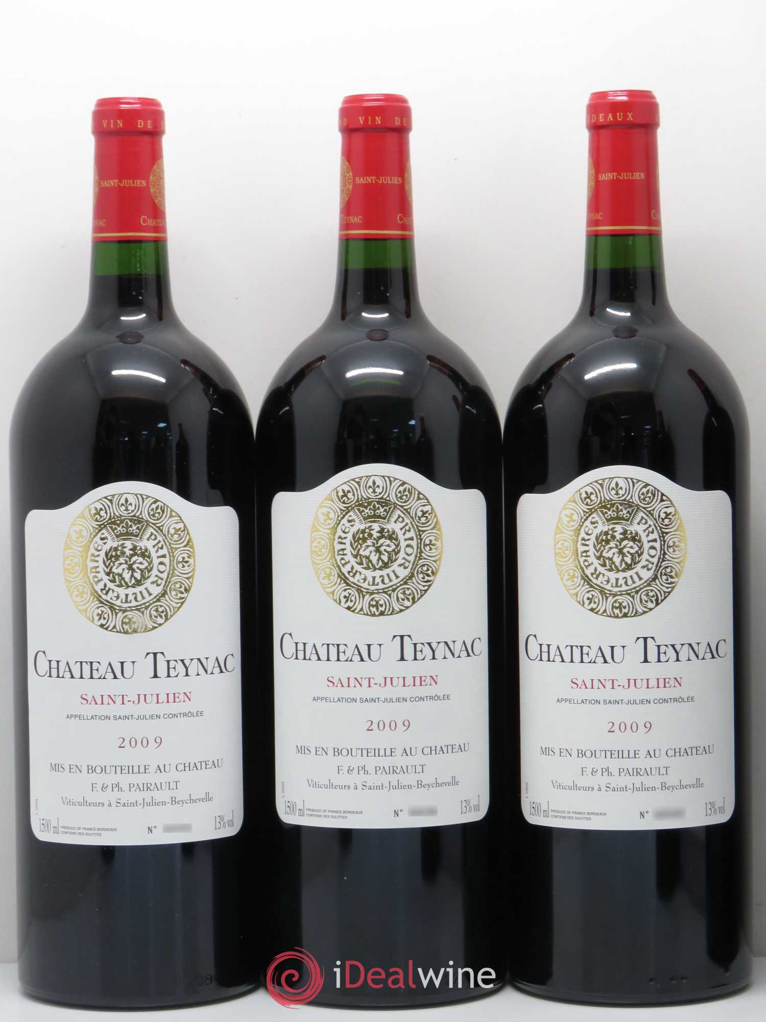 Château Teynac (sans prix de réserve) 2009 - Lot de 6 magnums - 2