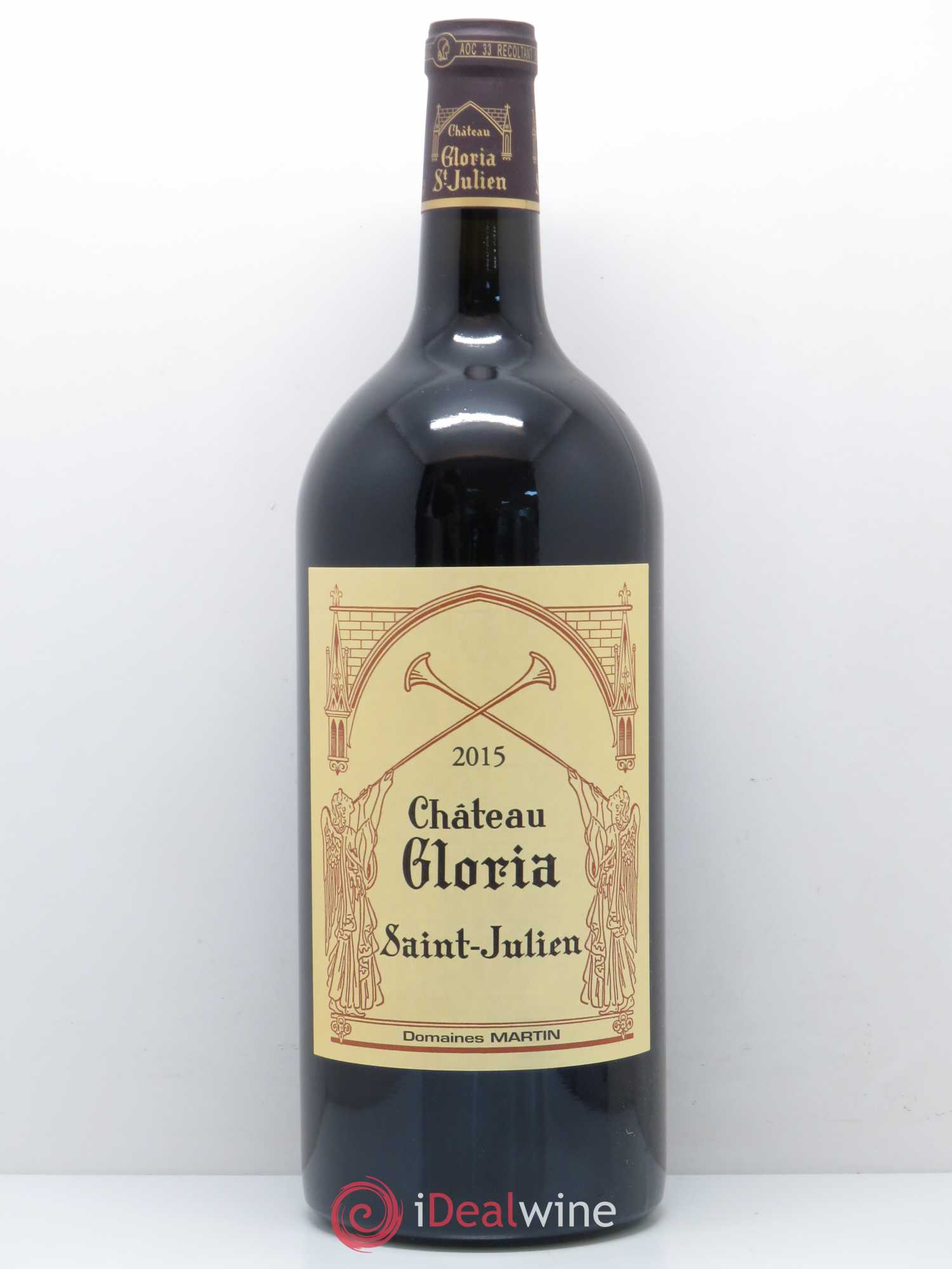 Château Gloria (senza prezzo di riserva) 2015 - Lotto di 1 jéroboam - 0