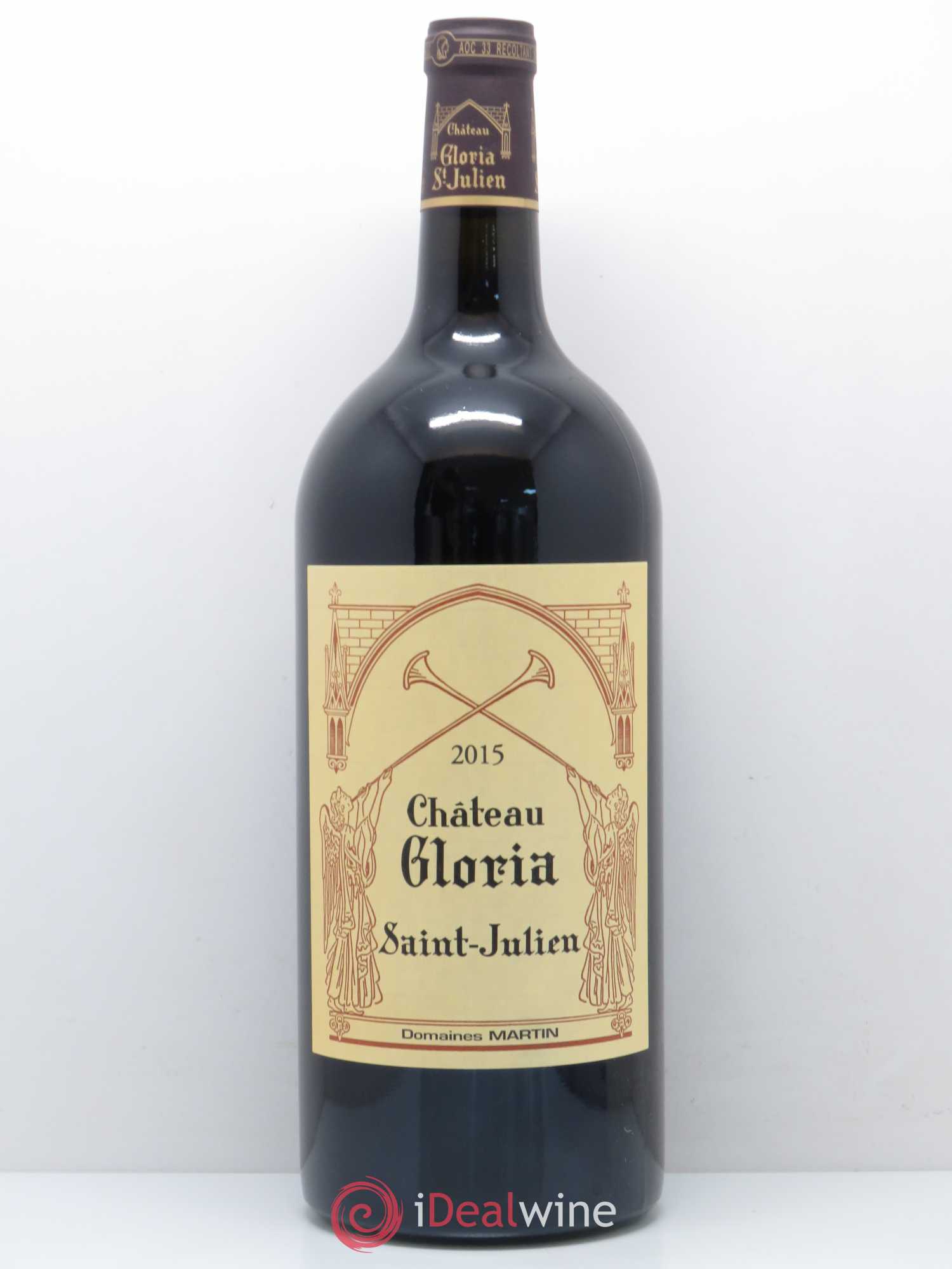 Château Gloria (sans prix de réserve) 2015 - Lot de 1 double magnum - 0