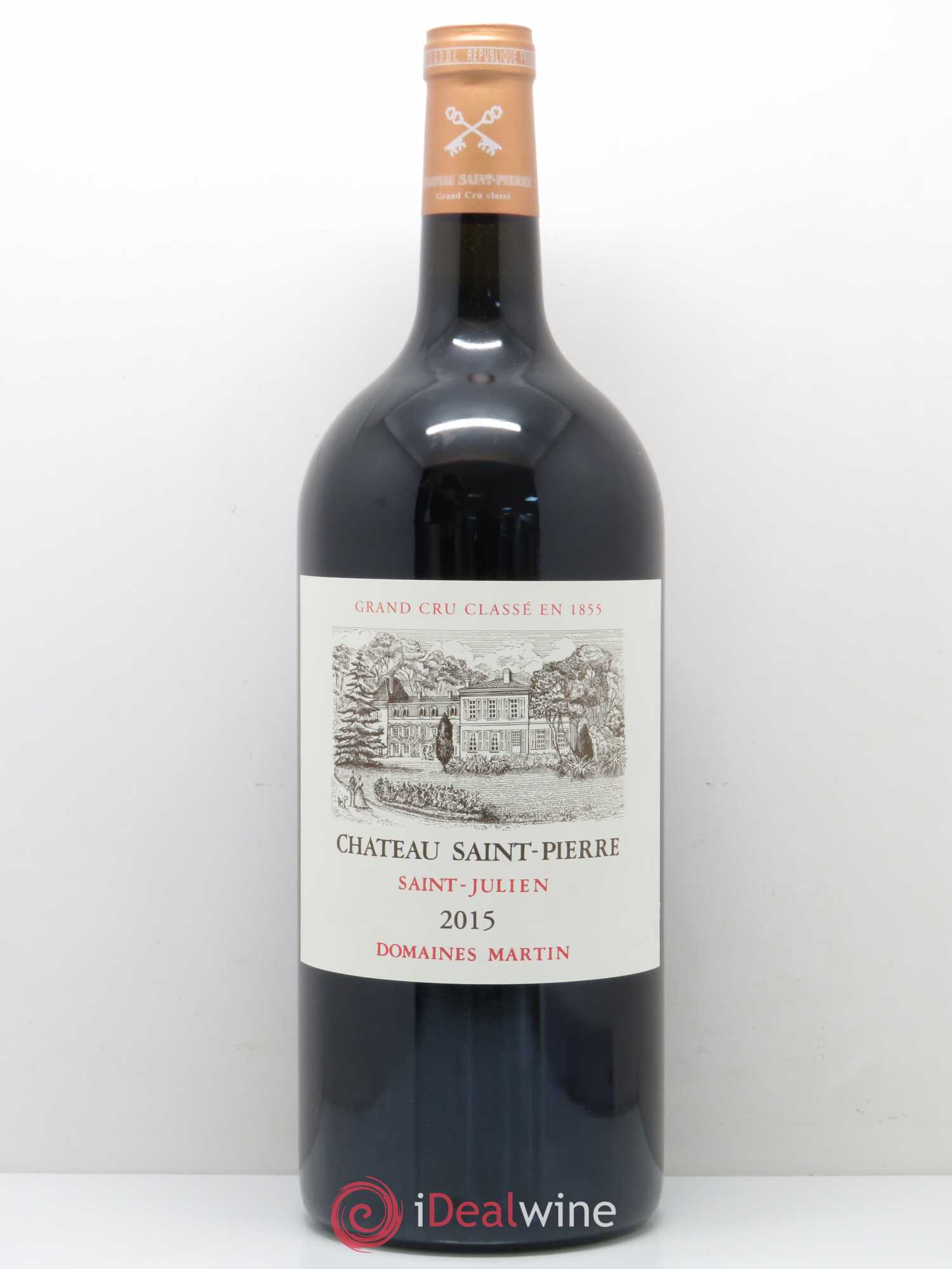 Château Saint-Pierre 4ème Grand Cru Classé (sans prix de réserve) 2015 - Lot de 1 double magnum - 0