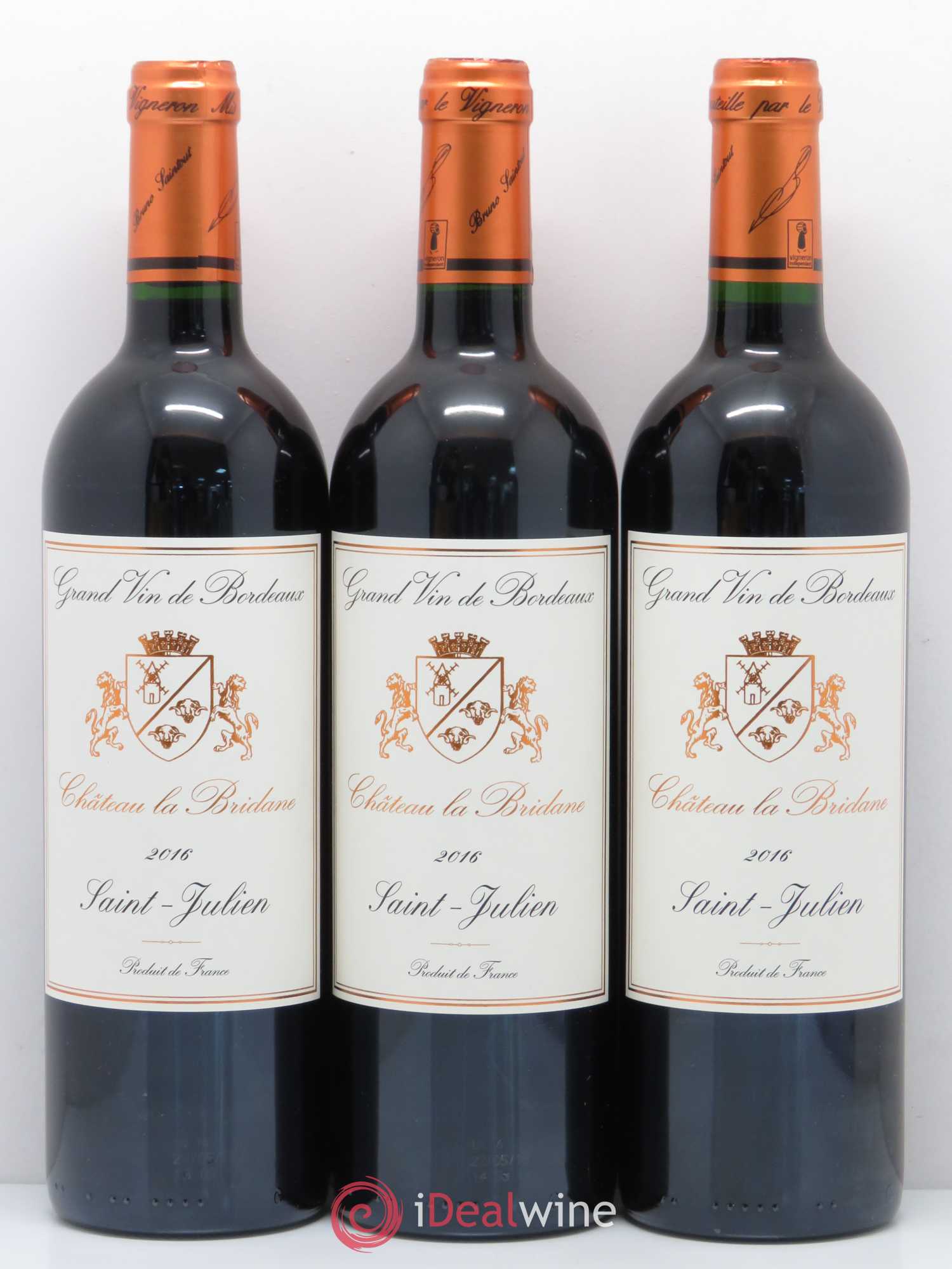 Château la Bridane Cru Bourgeois (sans prix de réserve) 2016 - Lot de 6 bouteilles - 1