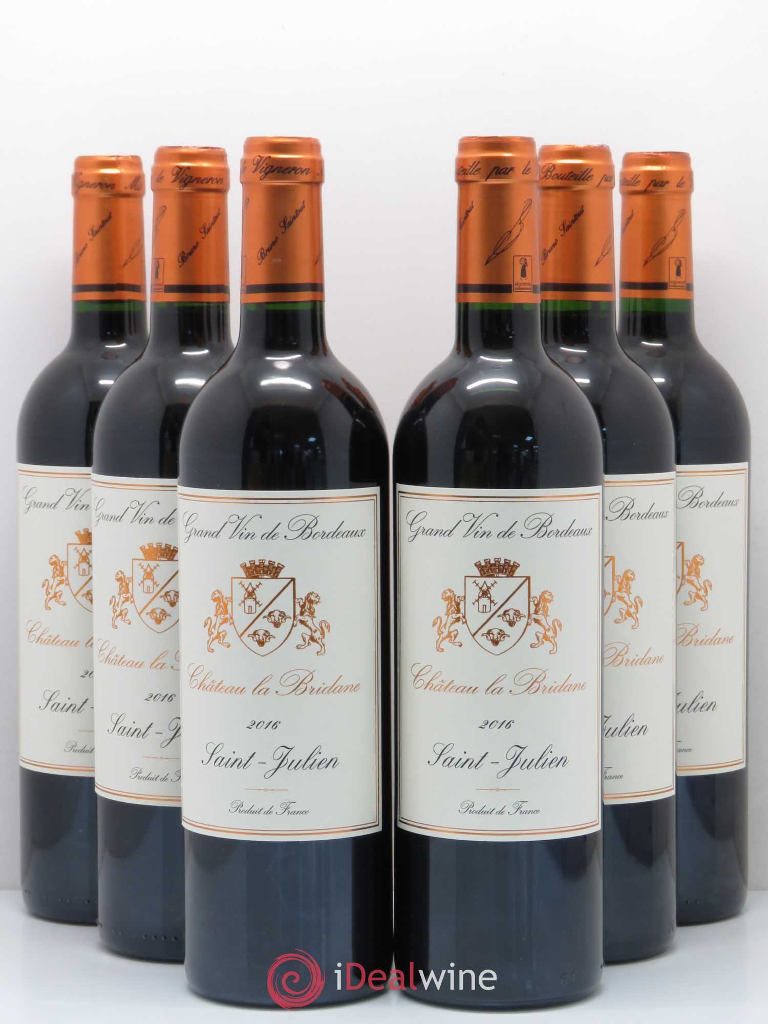 Château la Bridane Cru Bourgeois (sans prix de réserve) 2016 - Lot de 6 bouteilles - 0