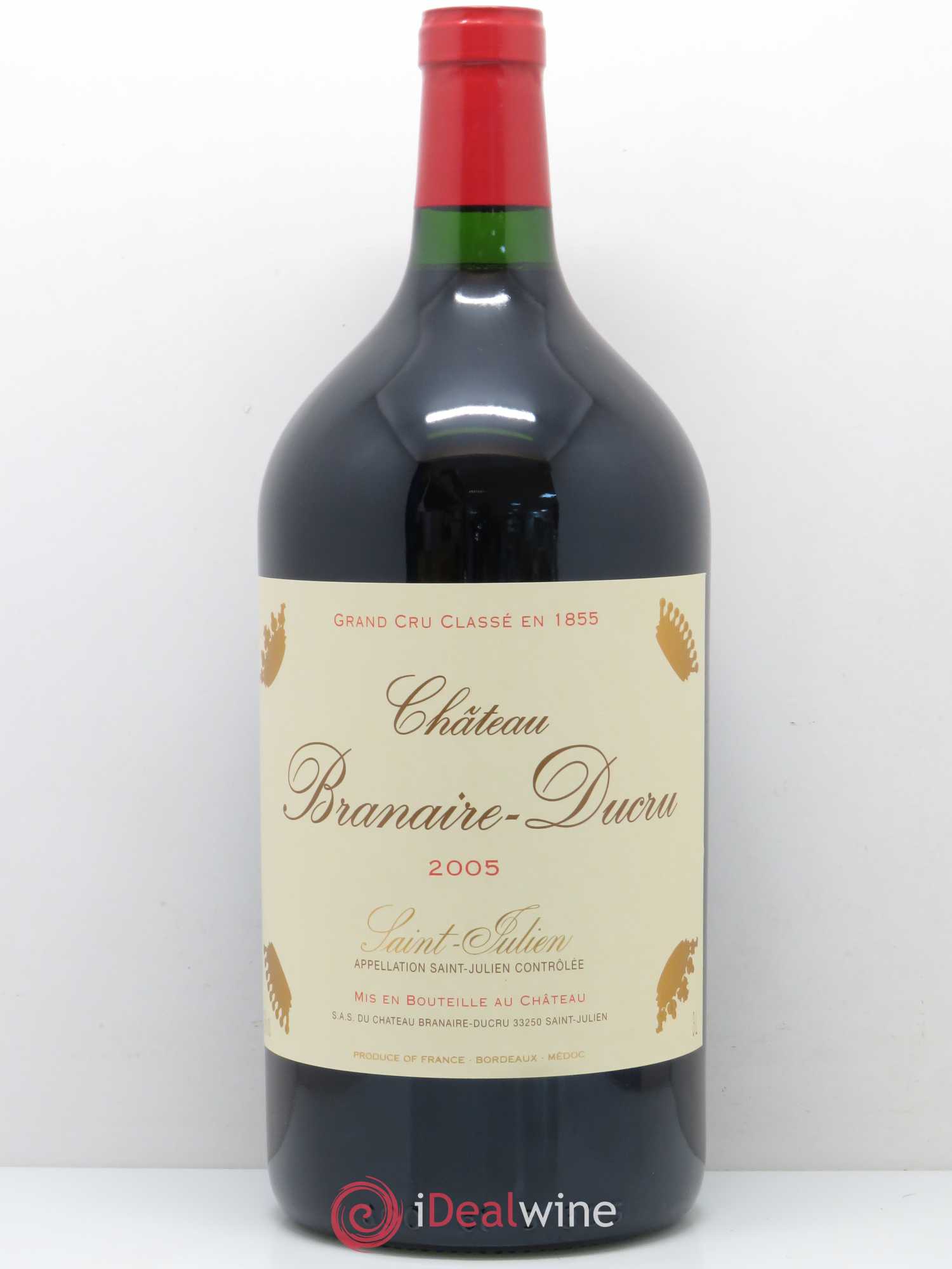 Château Branaire Ducru 4ème Grand Cru Classé (senza prezzo di riserva) 2005 - Lotto di 1 jéroboam - 0