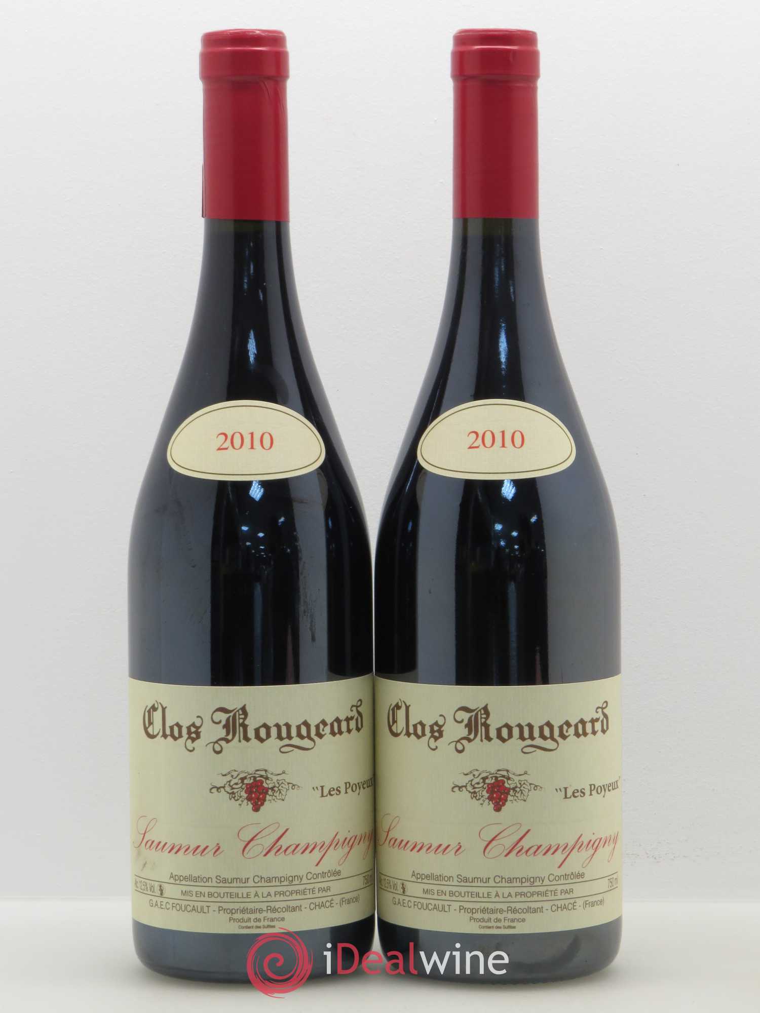 Saumur-Champigny Les Poyeux Clos Rougeard 2010 - Lot de 2 bouteilles - 0