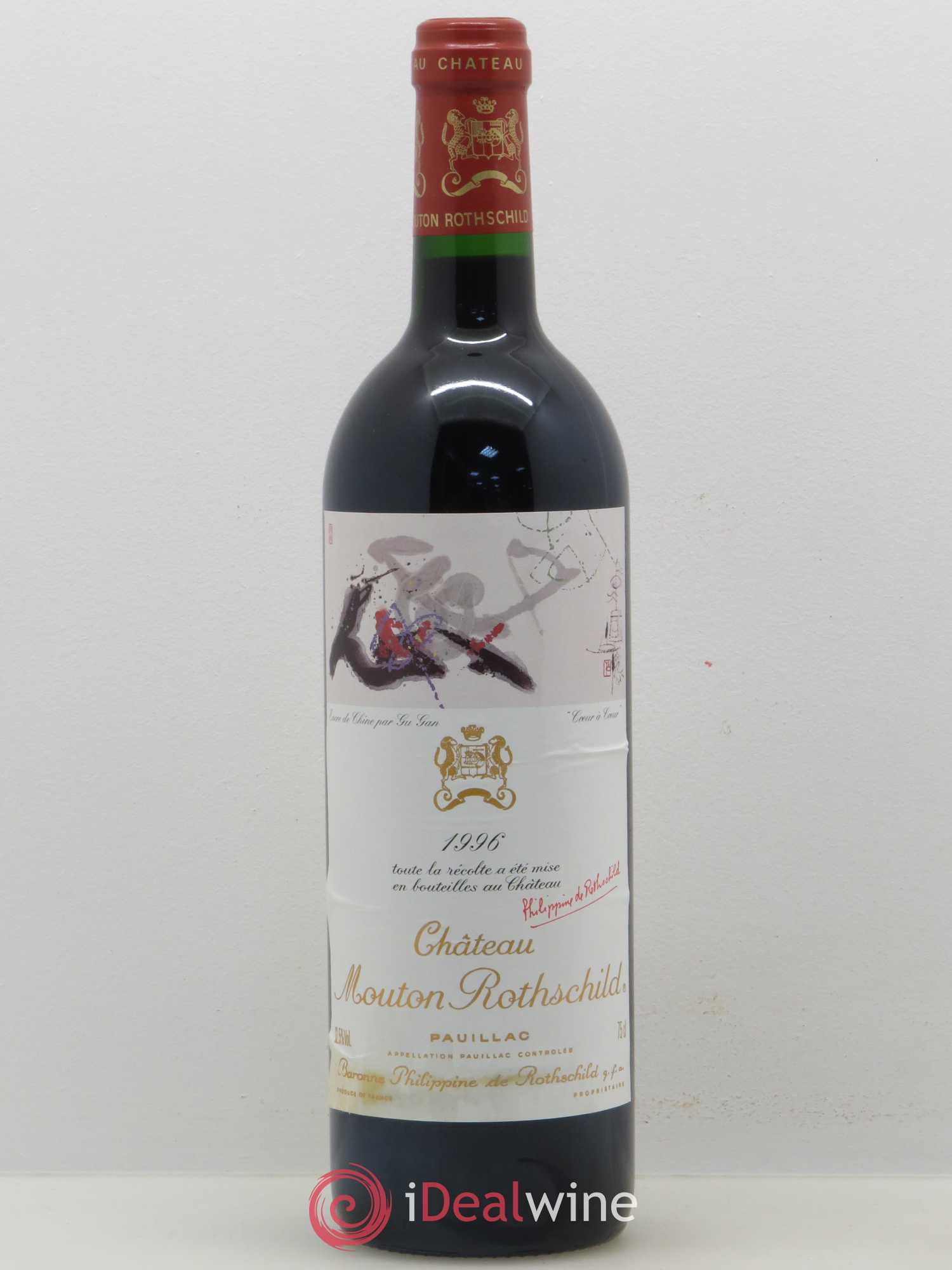 Château Mouton Rothschild 1er Grand Cru Classé 1996 - Lot de 1 bouteille - 0