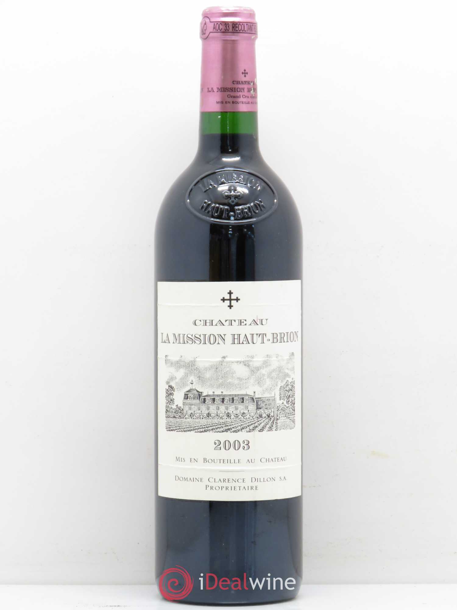 Château la Mission Haut-Brion Cru Classé de Graves 2003 - Lot de 1 bouteille - 0