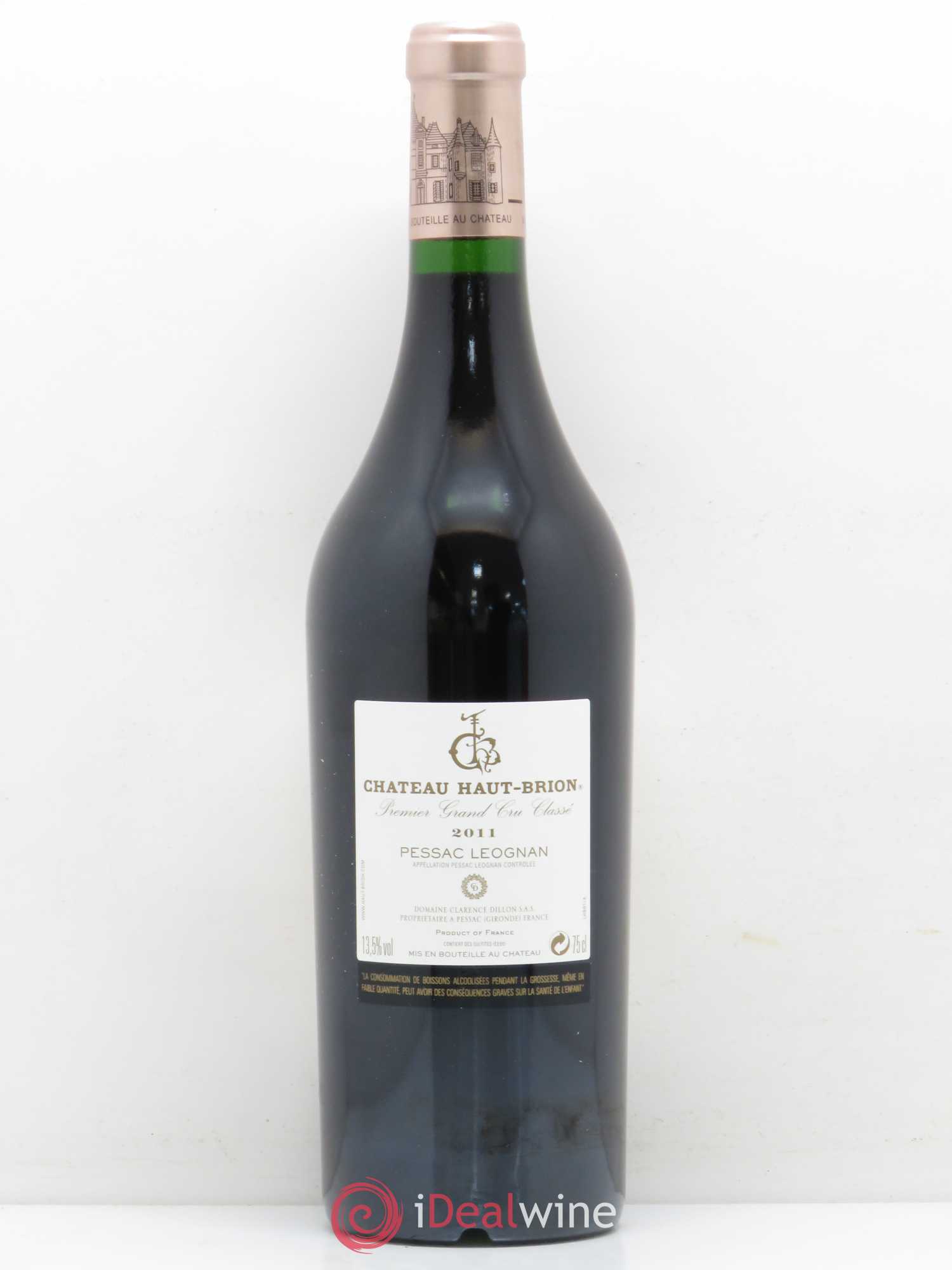 Château Haut Brion 1er Grand Cru Classé 2011 - Lot de 1 bouteille - 1