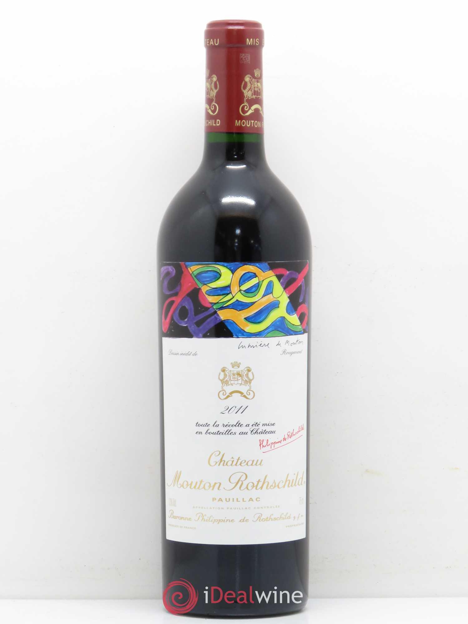 Château Mouton Rothschild 1er Grand Cru Classé 2011 - Lot de 1 bouteille - 0