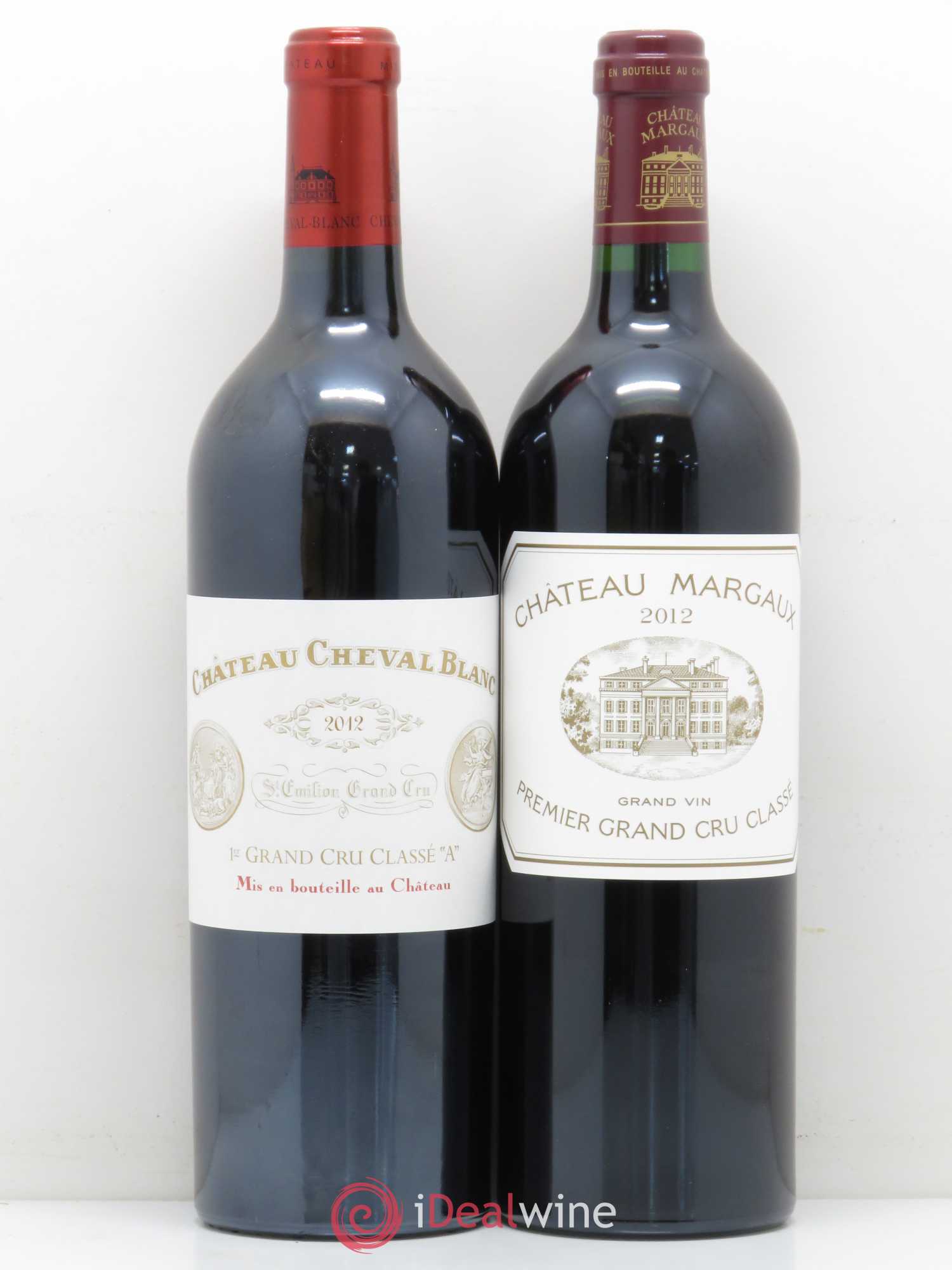 Caisse Collection Duclot 2012 (1 Mouton Rothschild 1 Petrus 1 Margaux 1 Haut Brion 1 Mission Haut Brion 1 Lafite Rothschild 1 Cheval Blanc) 2012 - Posten von 1 Flasche - 3
