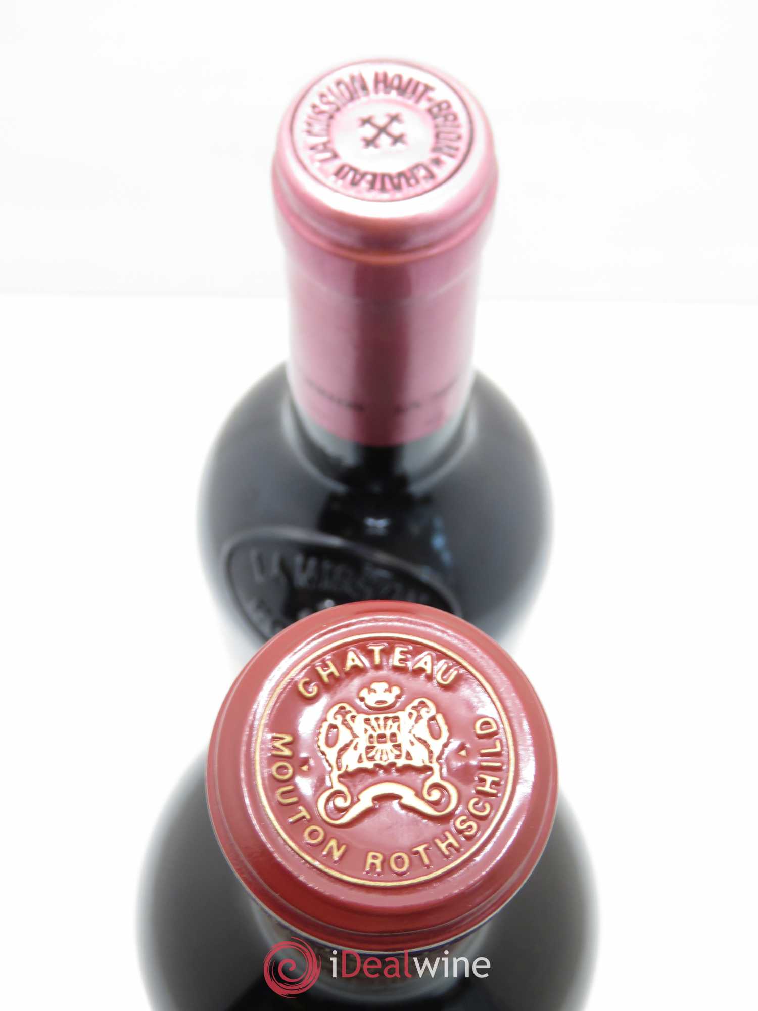 Caisse Collection Duclot 2012 (1 Mouton Rothschild 1 Petrus 1 Margaux 1 Haut Brion 1 Mission Haut Brion 1 Lafite Rothschild 1 Cheval Blanc) 2012 - Posten von 1 Flasche - 6