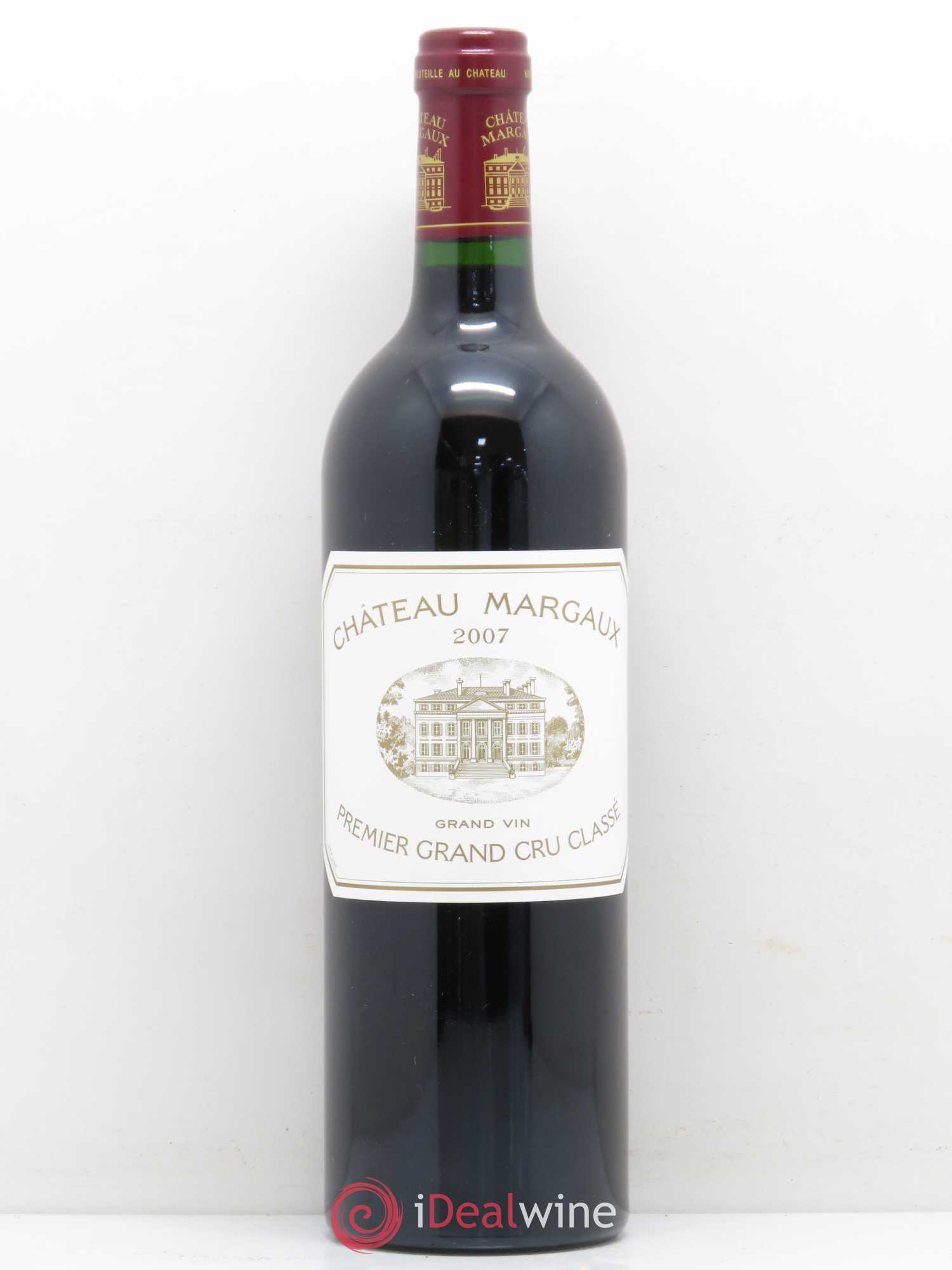 Château Margaux 1er Grand Cru Classé 2007 - Lot de 1 bouteille - 0