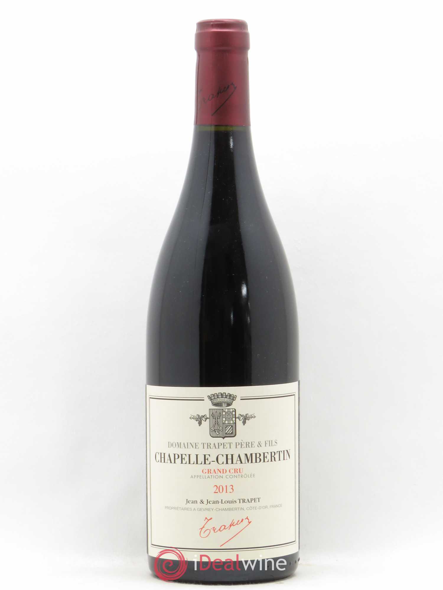 Chapelle-Chambertin Grand Cru Domaine Trapet 2013 - Lot de 1 bouteille - 0