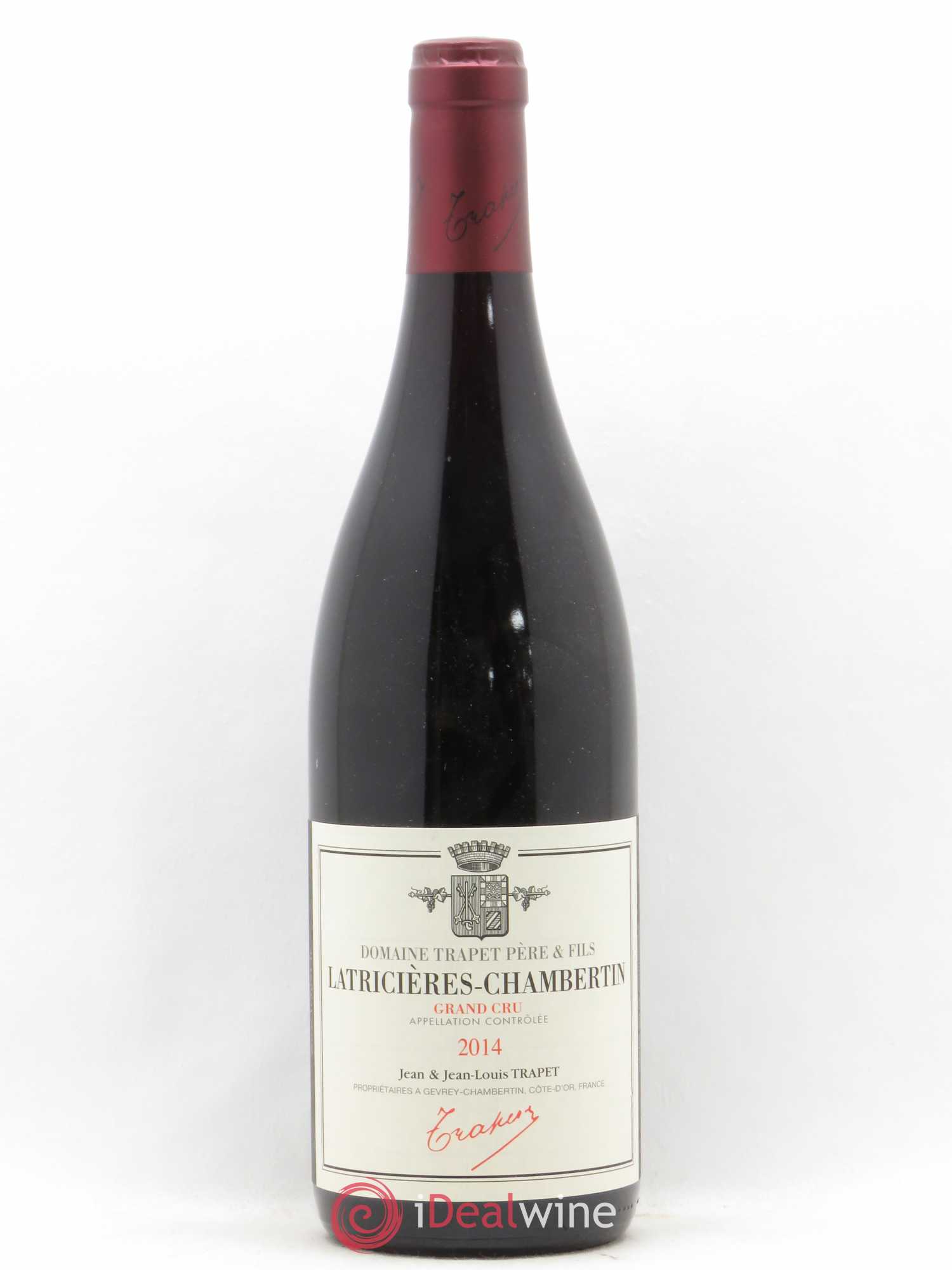 Latricières-Chambertin Grand Cru Domaine Trapet 2014 - Lot de 1 bouteille - 0