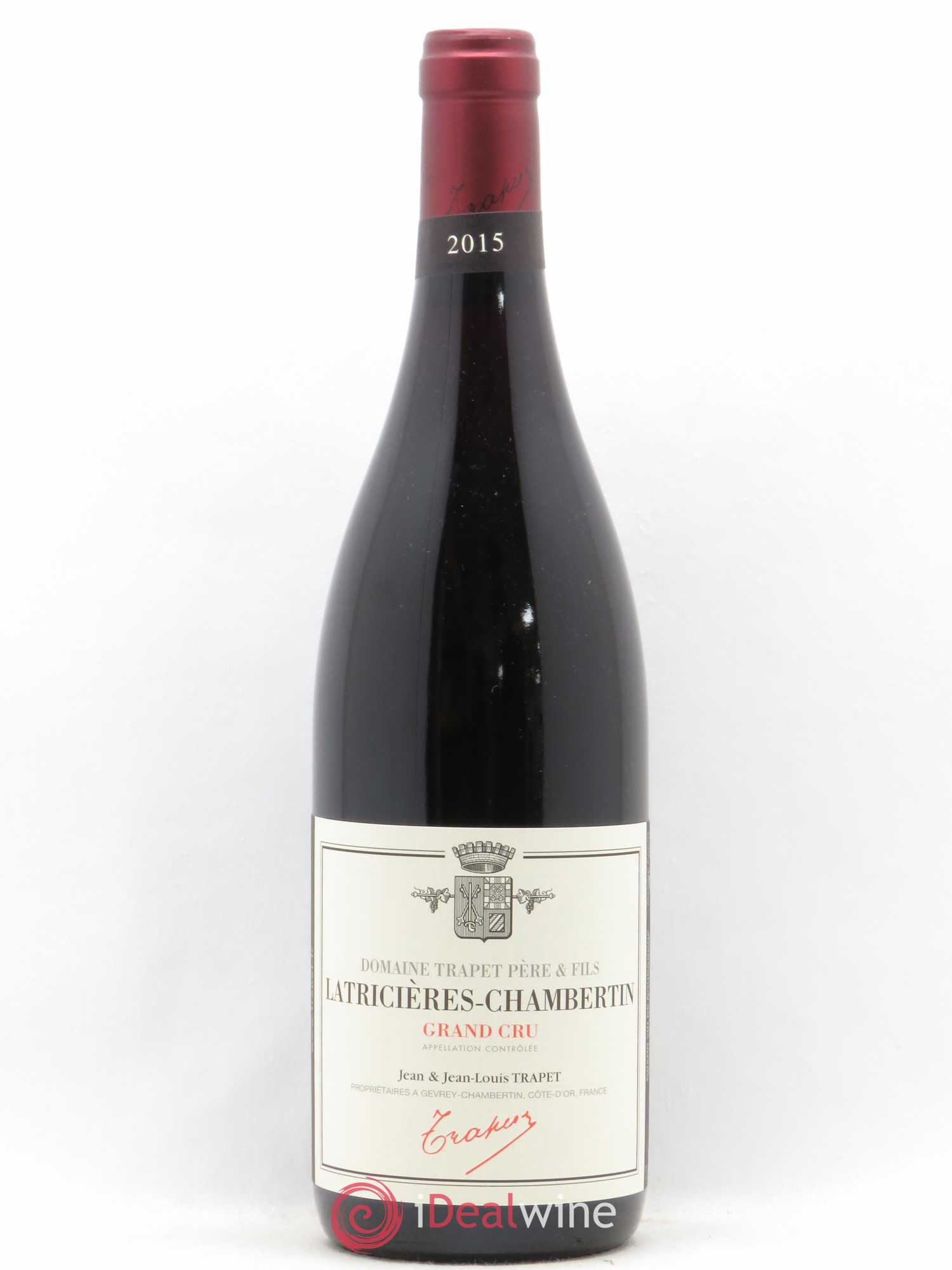 Latricières-Chambertin Grand Cru Domaine Trapet 2015 - Lot de 1 bouteille - 0