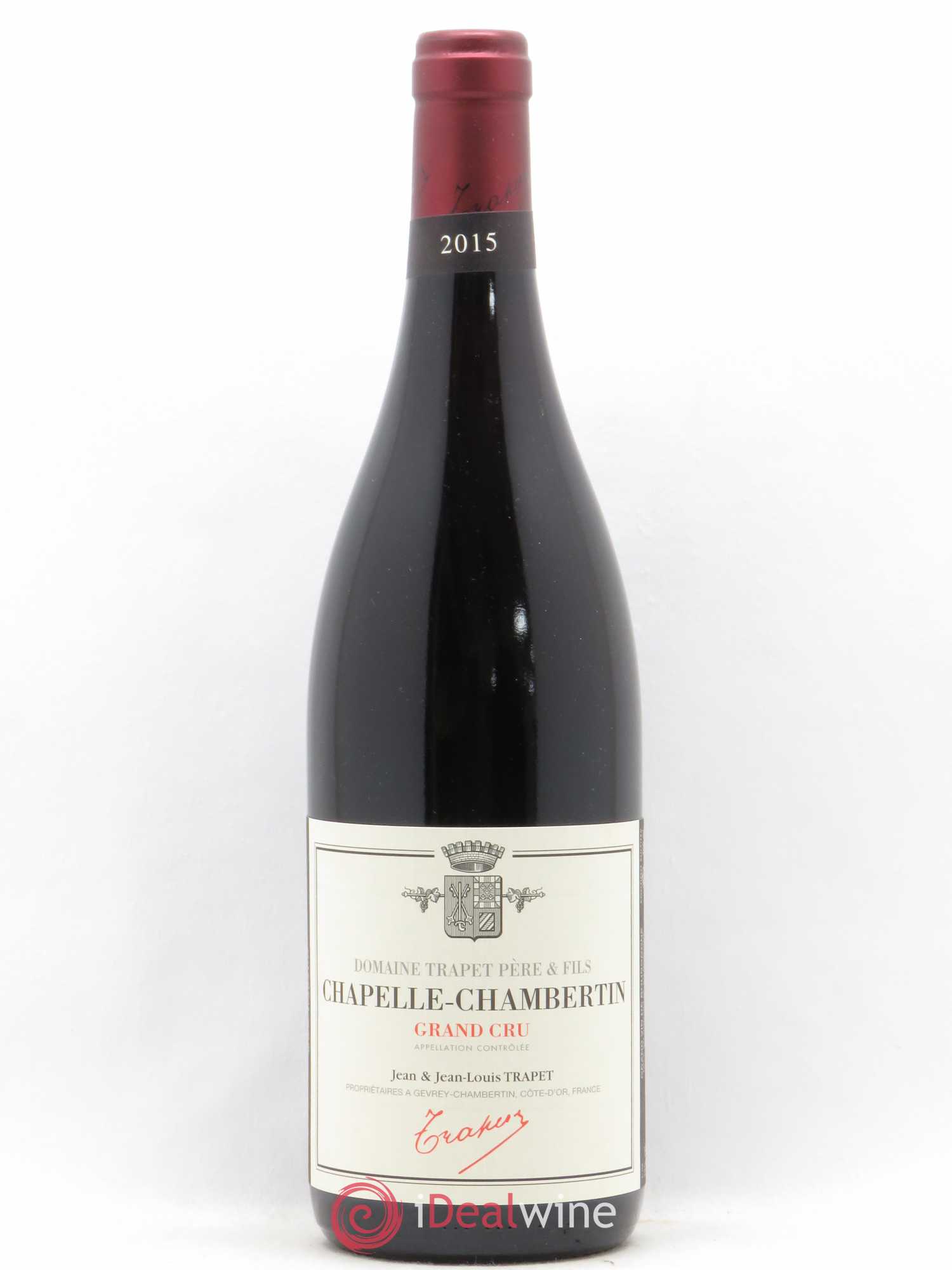Chapelle-Chambertin Grand Cru Domaine Trapet 2015 - Lot de 1 bouteille - 0