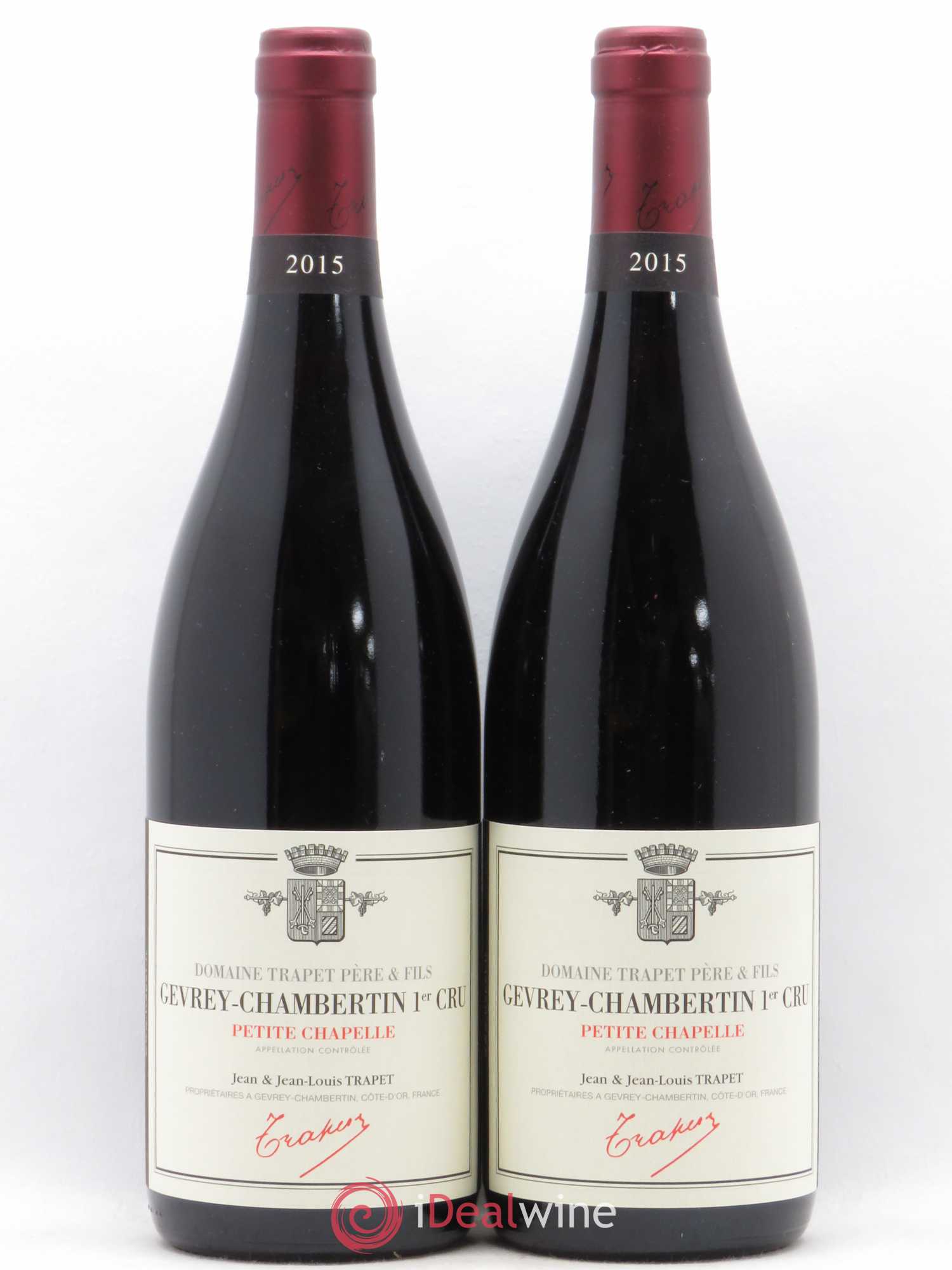 Gevrey-Chambertin 1er Cru Petite Chapelle Domaine Trapet 2015 - Lot de 2 bouteilles - 0