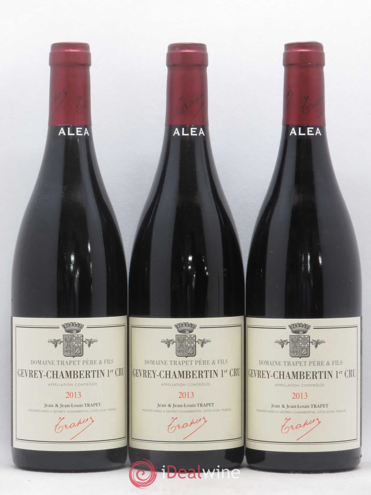 Gevrey-Chambertin 1er Cru Aléa Domaine Trapet 2013 - Lot de 3 bouteilles - 0