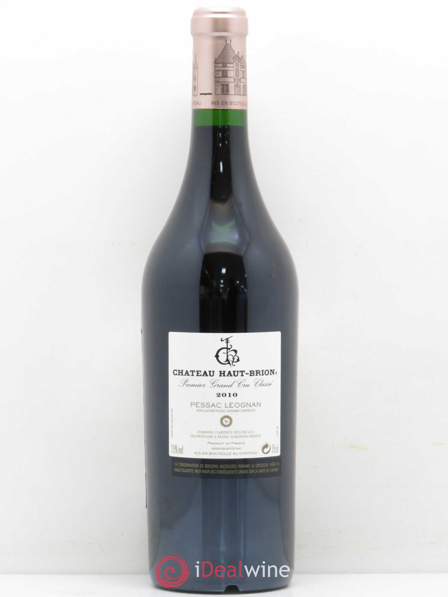 Château Haut Brion 1er Grand Cru Classé 2010 - Lotto di 1 bottiglia - 1