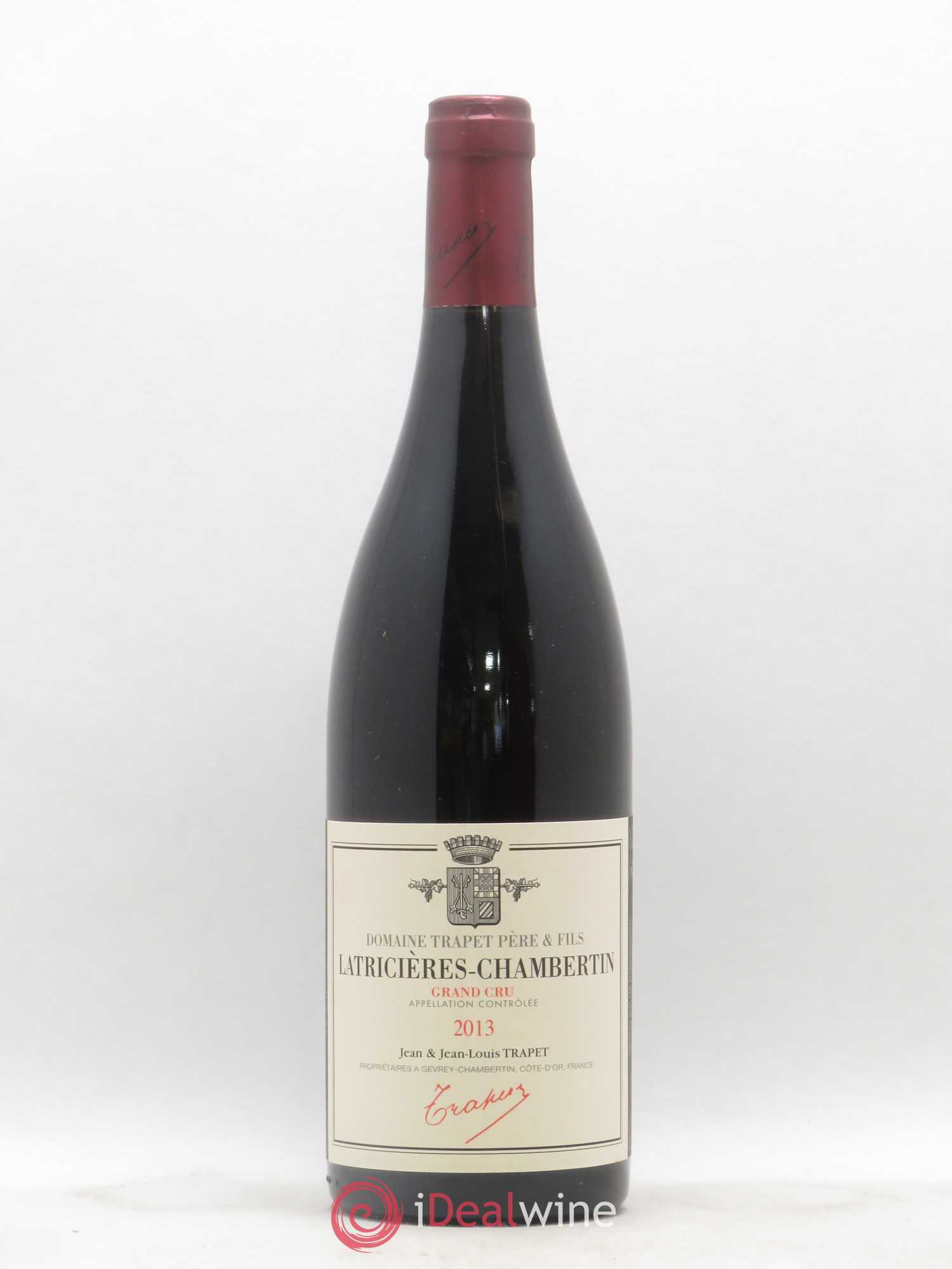 Latricières-Chambertin Grand Cru Domaine Trapet 2013 - Lot de 1 bouteille - 0