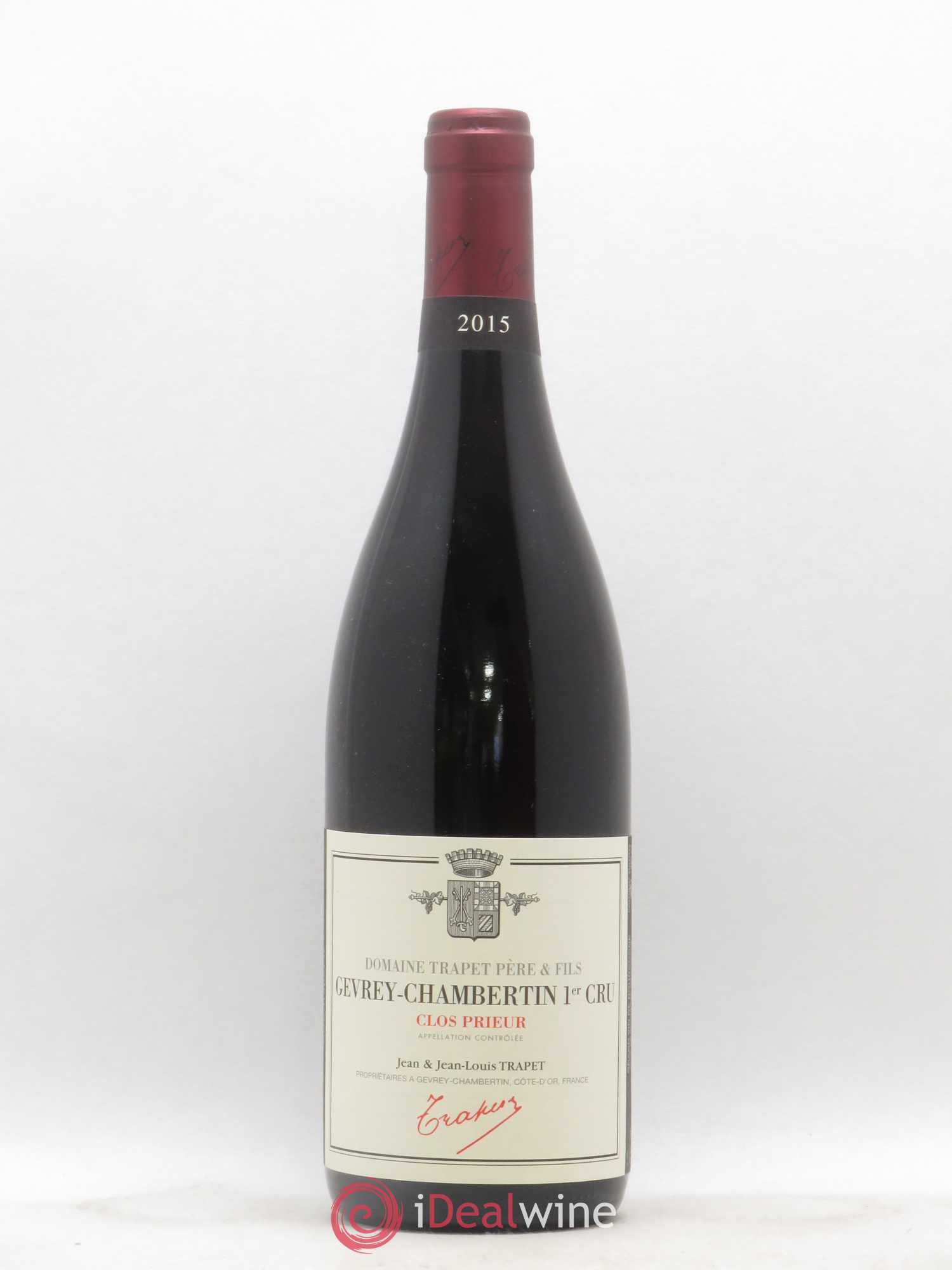 Gevrey-Chambertin 1er Cru Clos Prieur Domaine Trapet 2015 - Lot de 1 bouteille - 0