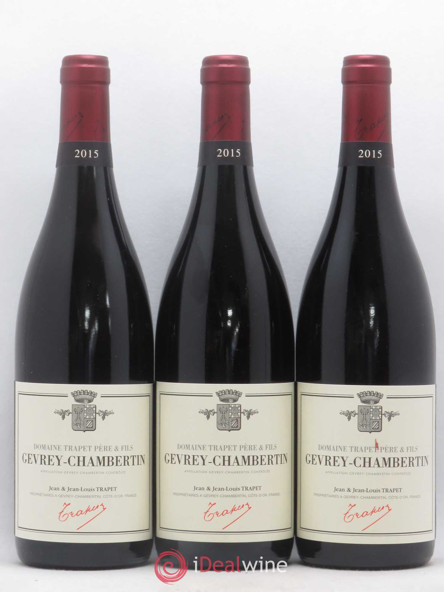 Gevrey-Chambertin Domaine Trapet 2015 - Lot de 3 bouteilles - 0