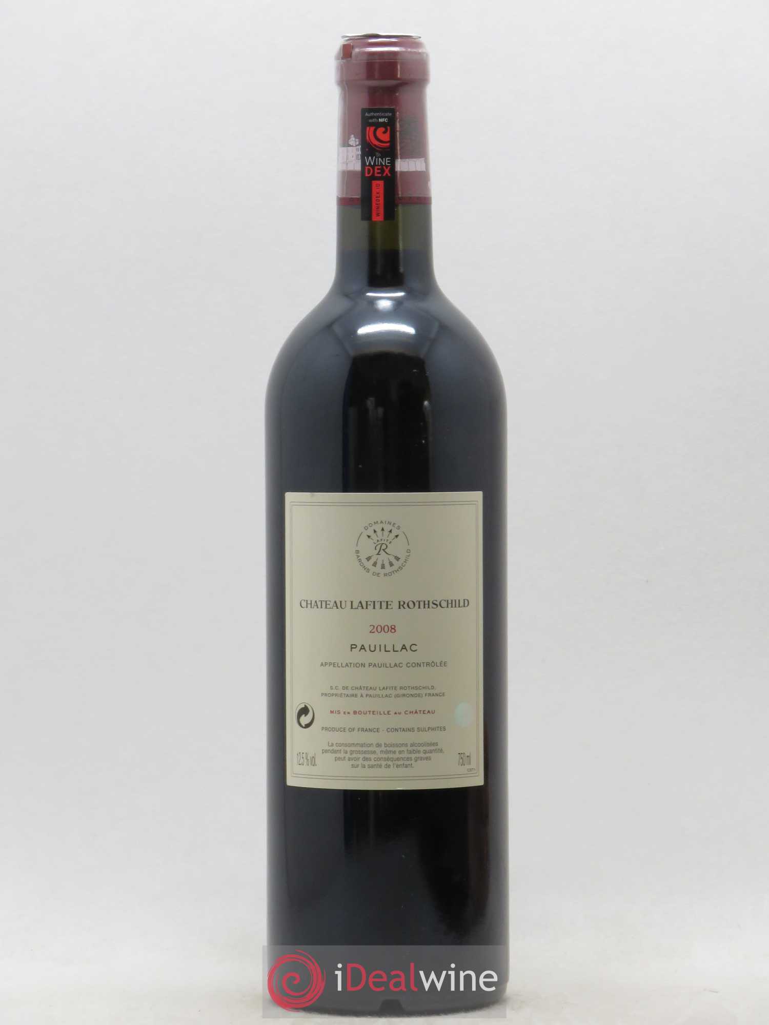 Château Lafite Rothschild 1er Grand Cru Classé 2008 - Lot de 1 bouteille - 1