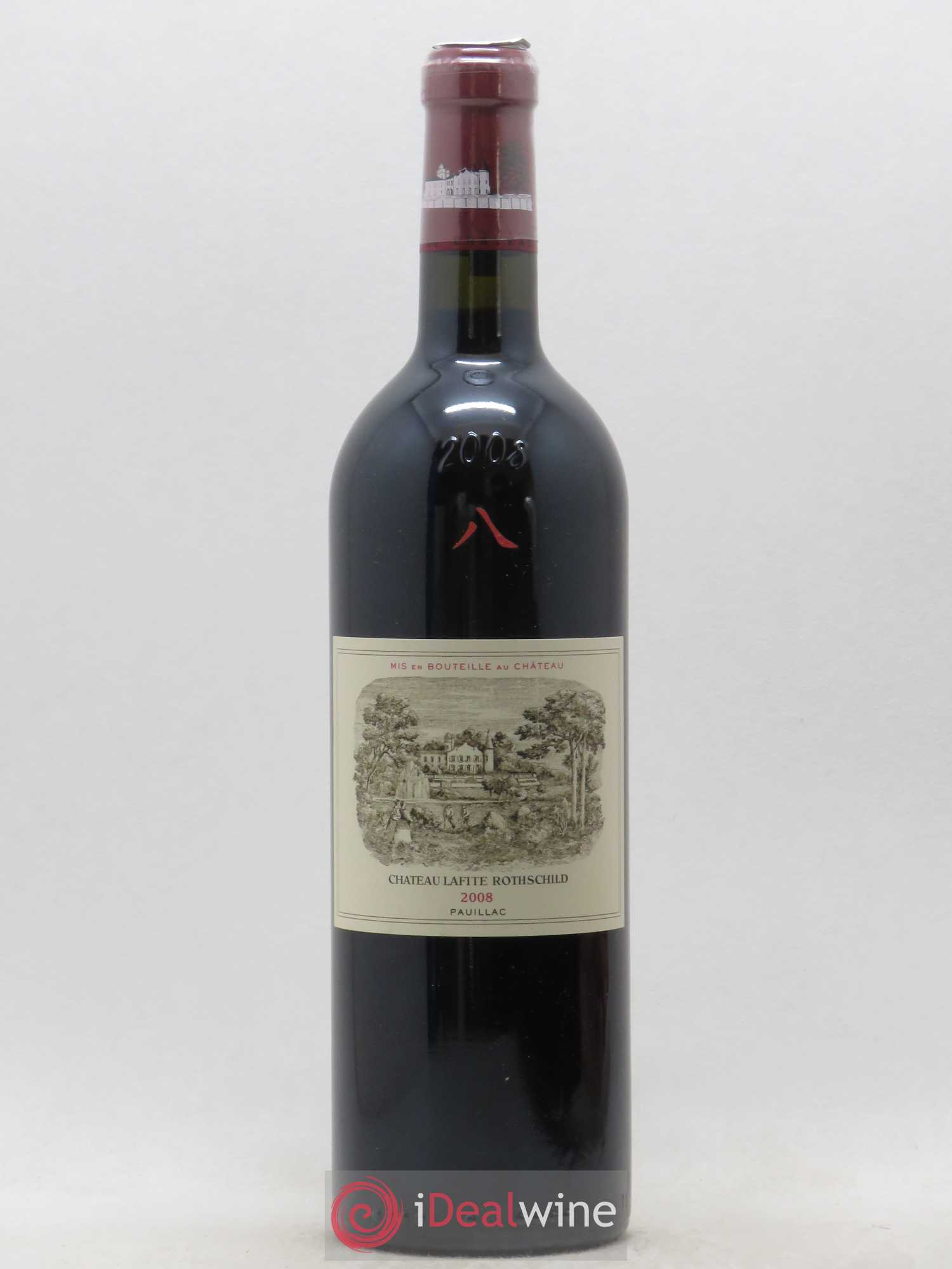 Château Lafite Rothschild 1er Grand Cru Classé 2008 - Lot de 1 bouteille - 0