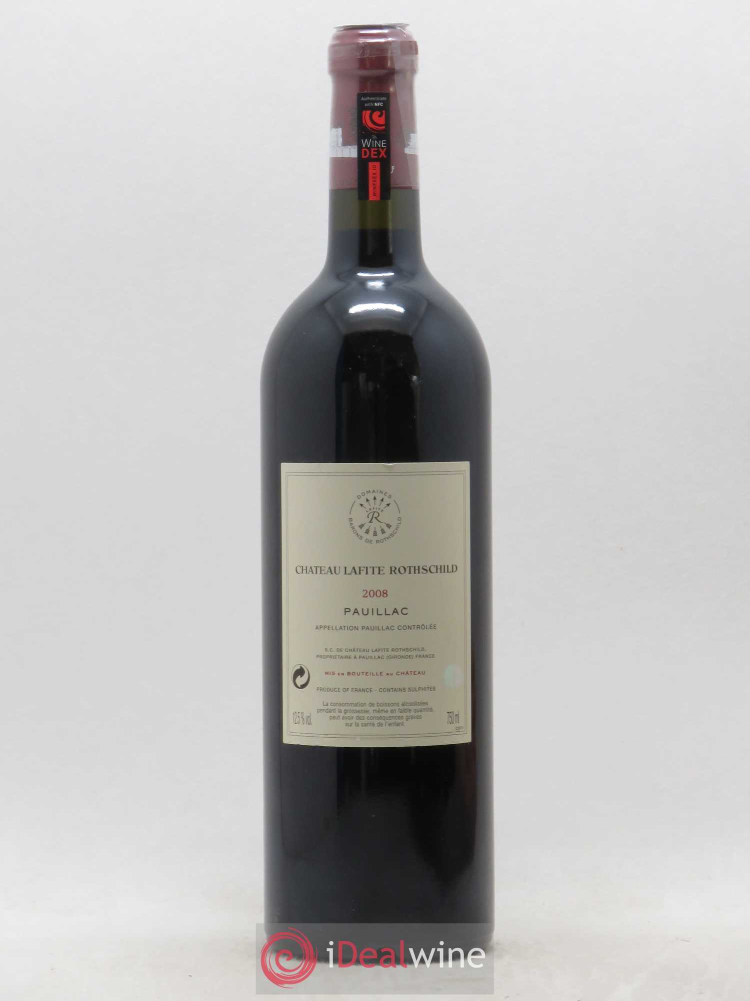 Château Lafite Rothschild 1er Grand Cru Classé 2008 - Lot de 1 bouteille - 1