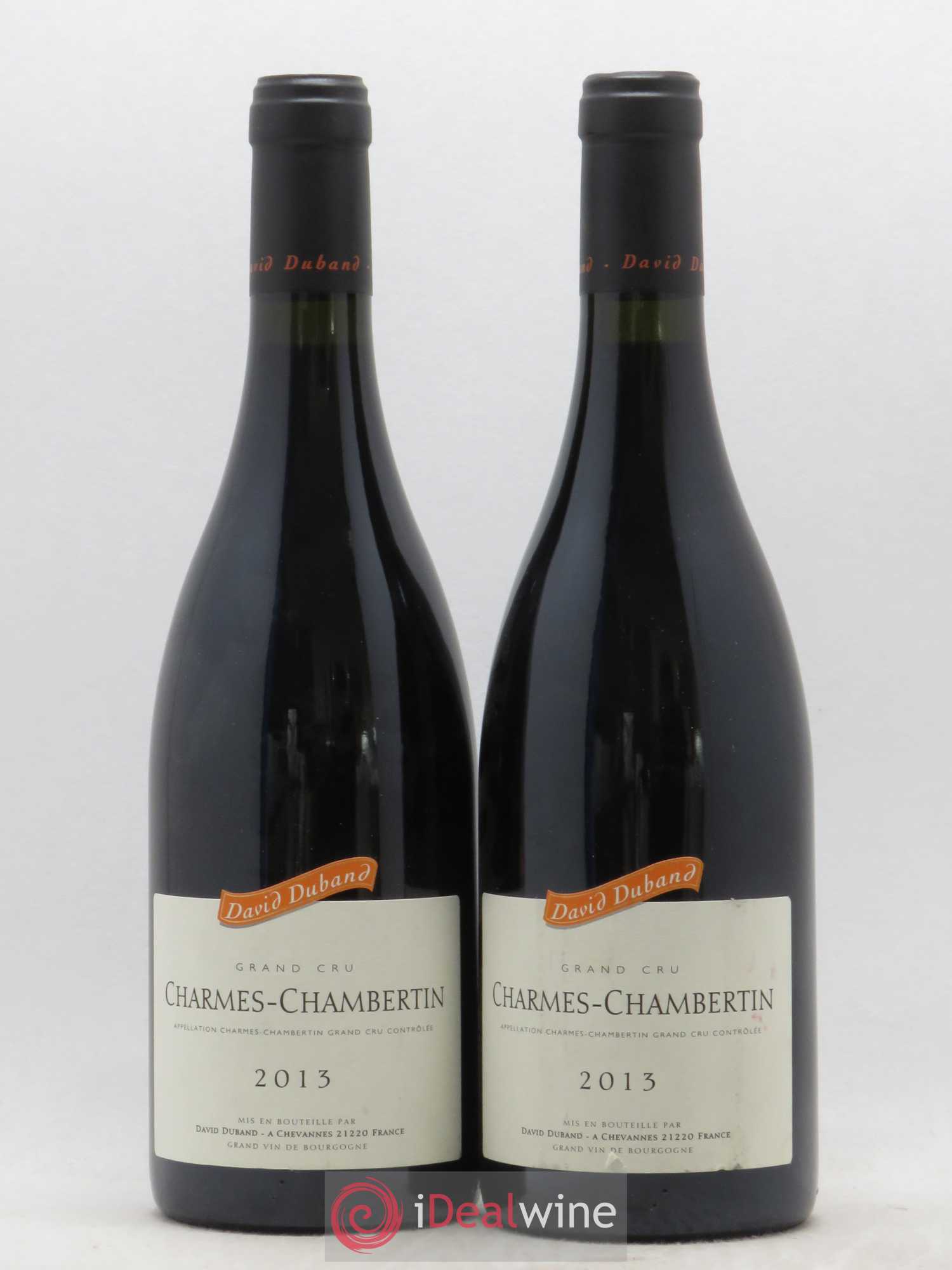 Charmes-Chambertin Grand Cru David Duband (Domaine) 2013 - Lot de 2 bouteilles - 0