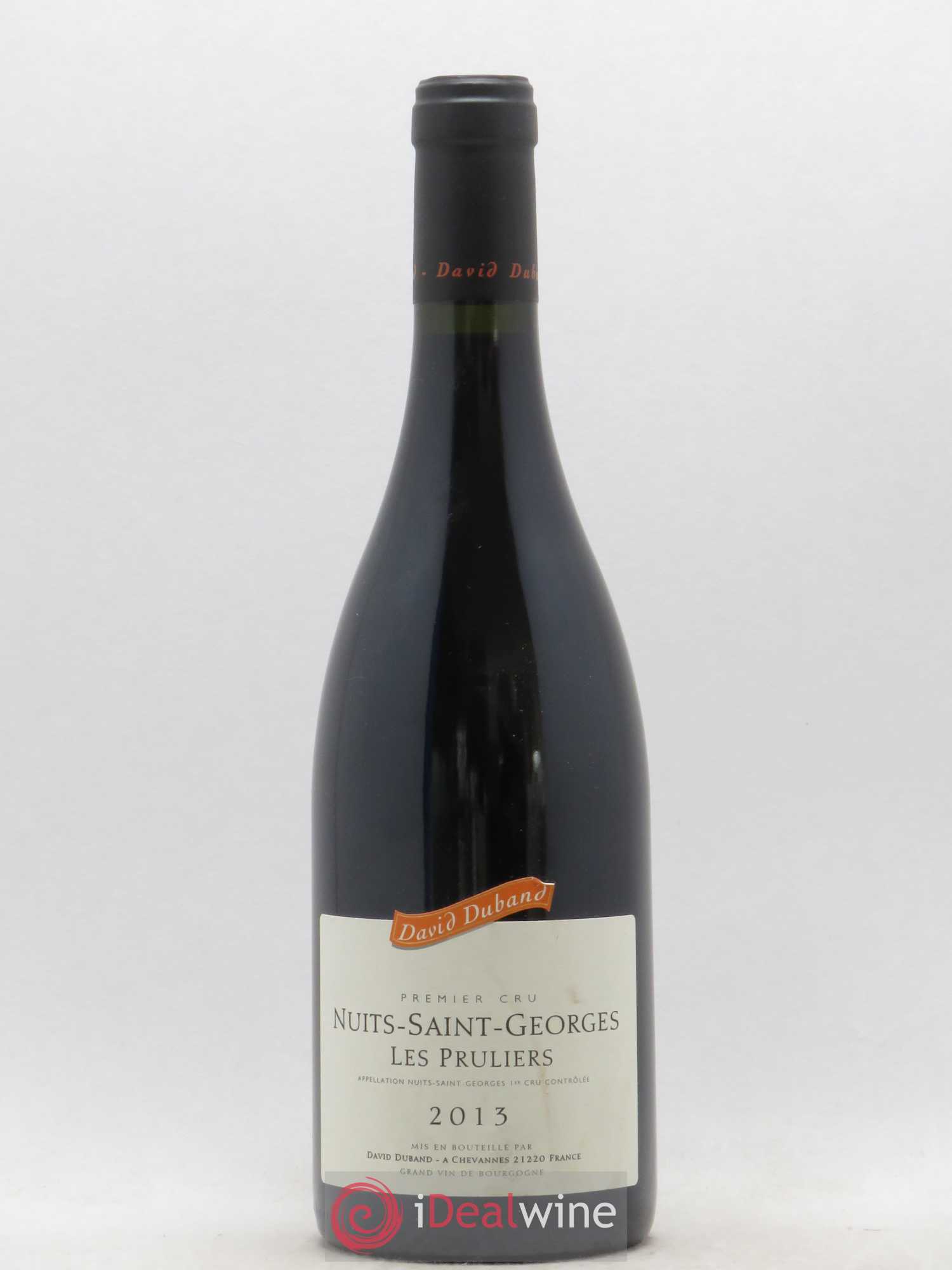 Nuits-Saint-Georges 1er Cru Les Pruliers David Duband (Domaine) 2013 - Lot de 1 bouteille - 0