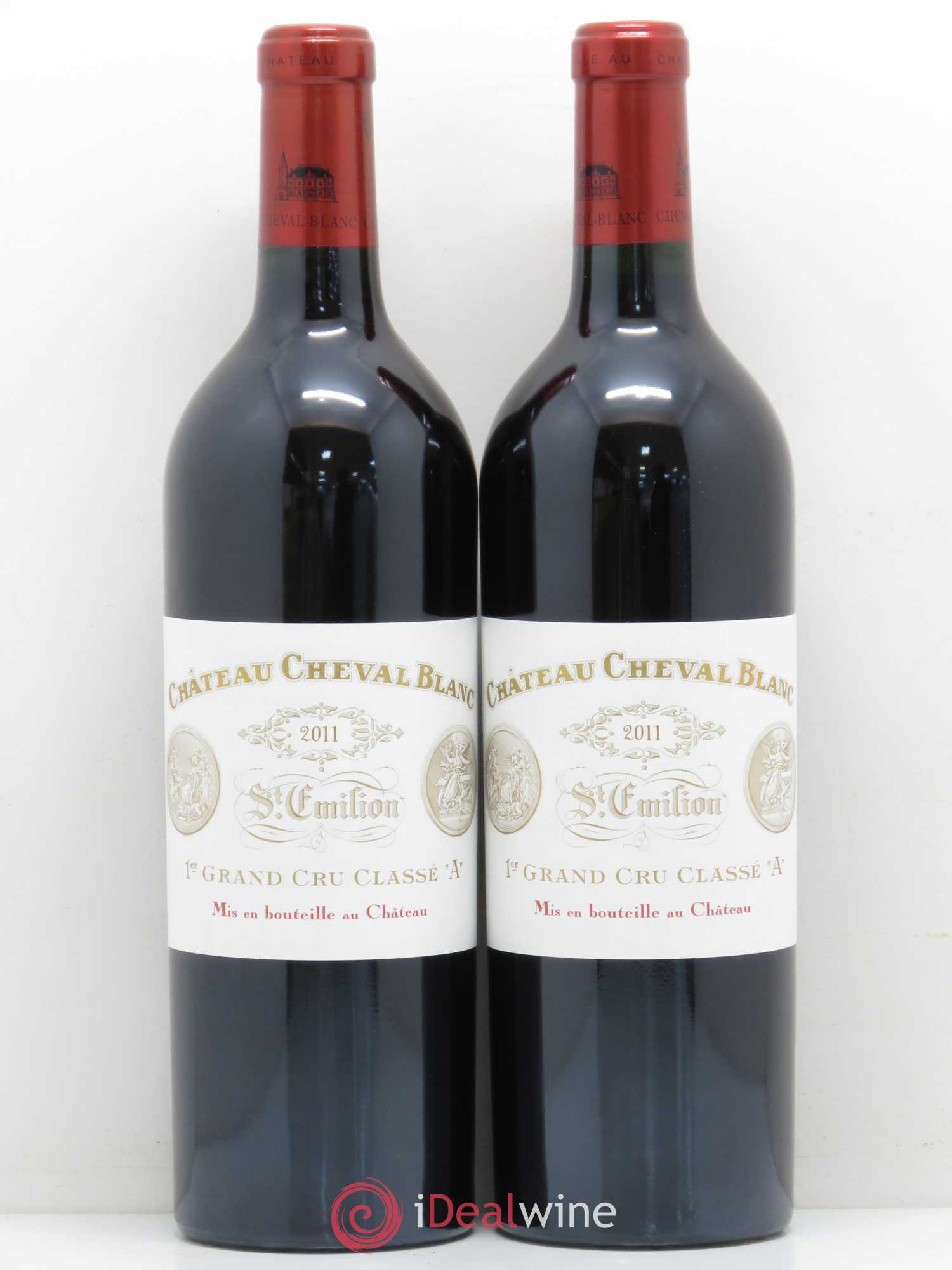 Château Cheval Blanc 1er Grand Cru Classé A 2011 - Lot de 2 bouteilles - 0