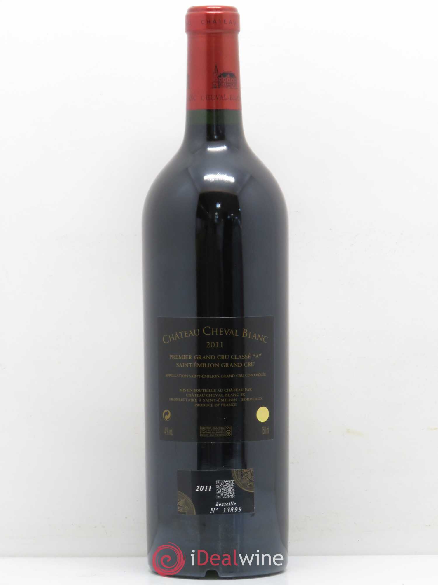 Château Cheval Blanc 1er Grand Cru Classé A 2011 - Lot de 1 bouteille - 1