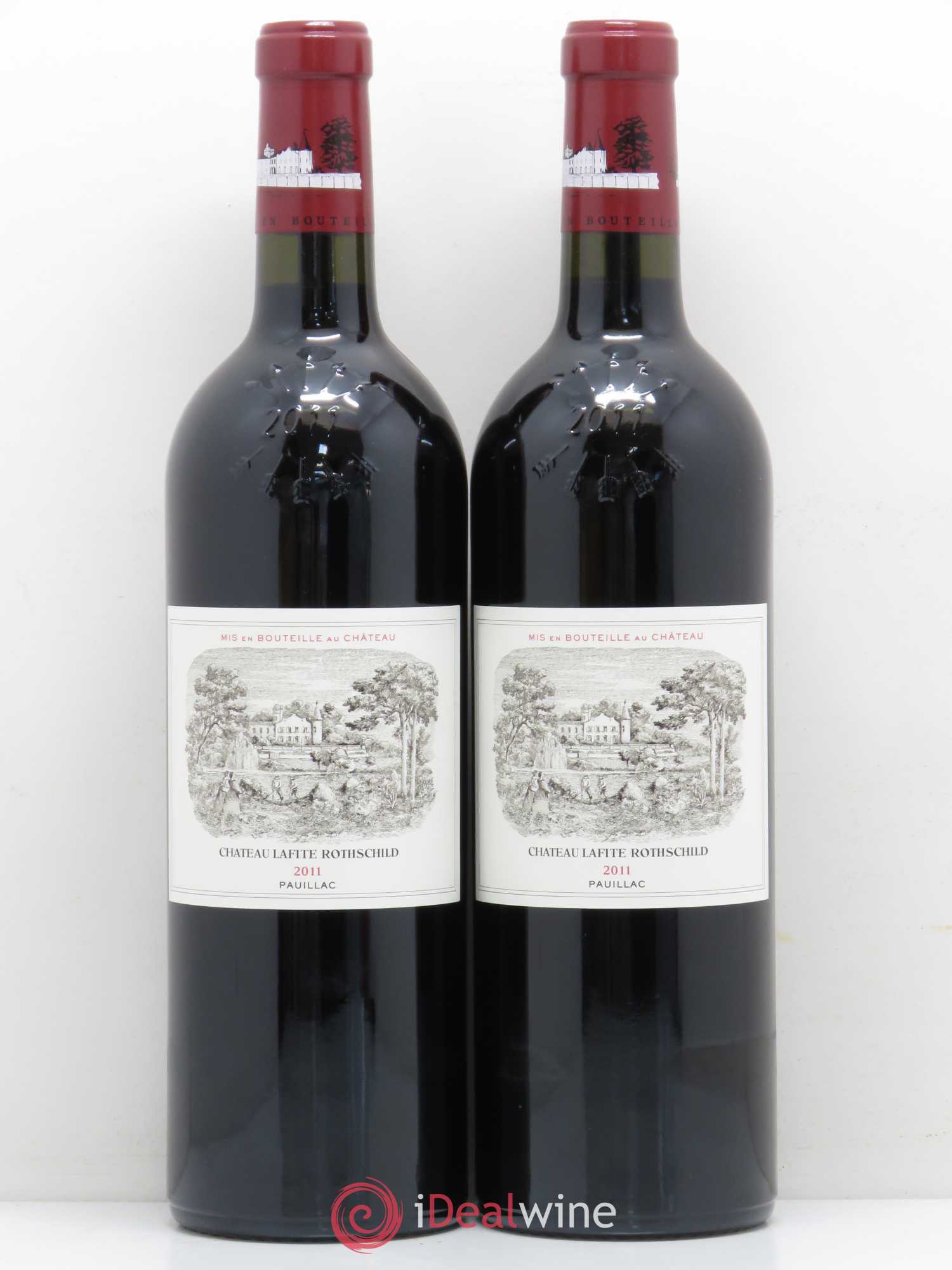 Château Lafite Rothschild 1er Grand Cru Classé 2011 - Lot de 2 bouteilles - 0