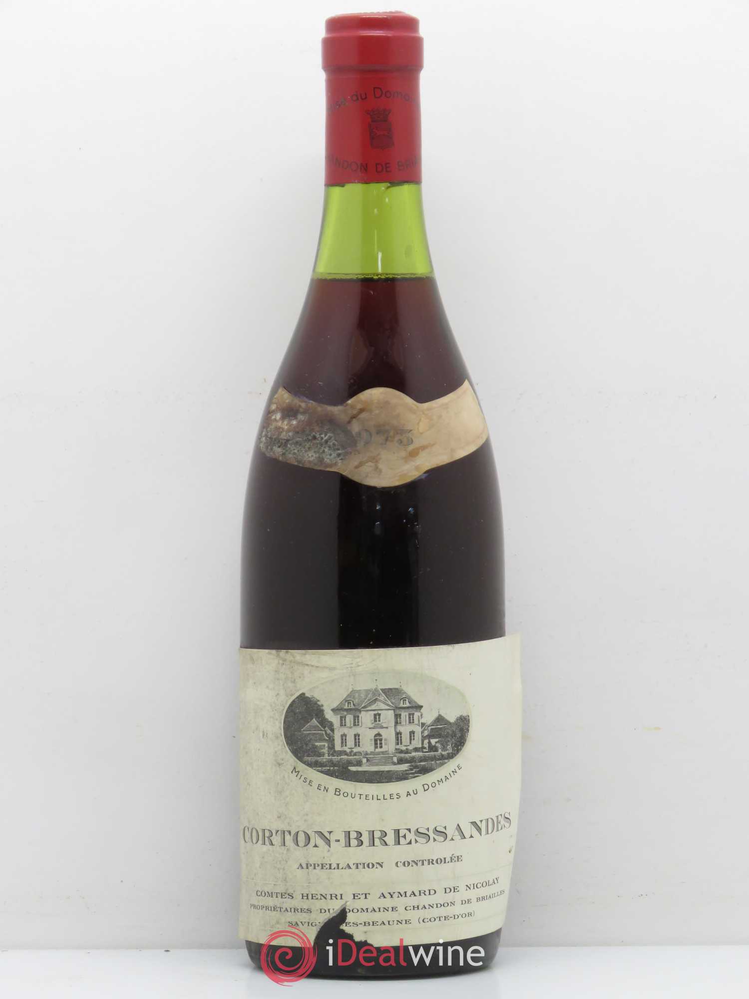 Corton Grand Cru Bressandes Chandon de Briailles 1973 - Posten von 1 Flasche - 0