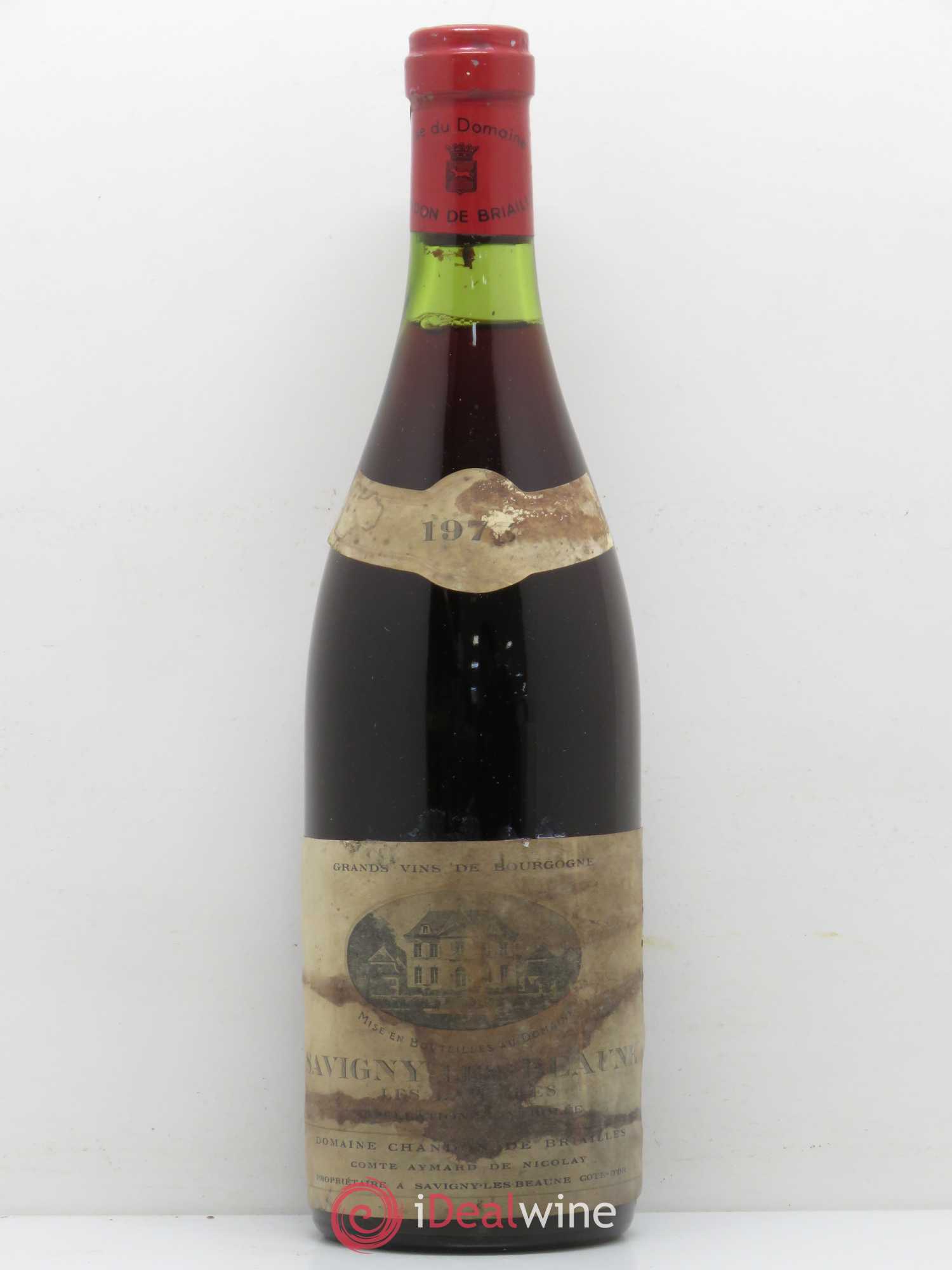 Savigny-lès-Beaune 1er Cru Les Lavières Chandon de Briailles 1973 - Posten von 1 Flasche - 0