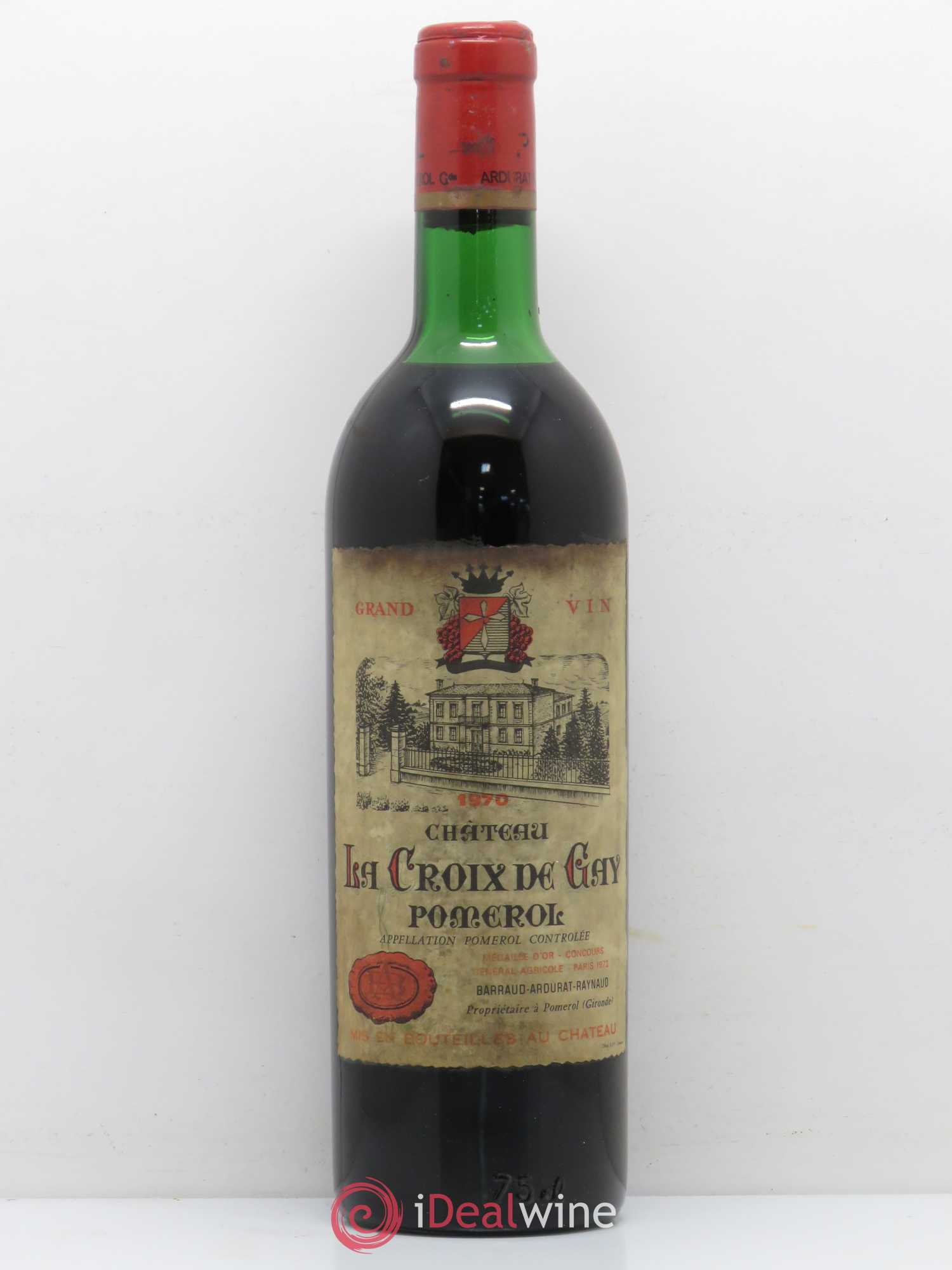 Château la Croix de Gay 1970 - Lot de 1 bouteille - 0
