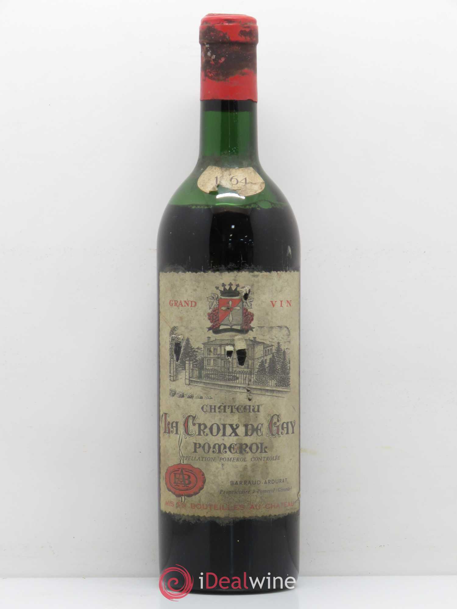 Pomerol La Croix de Gay 1964 - Posten von 1 Flasche - 0
